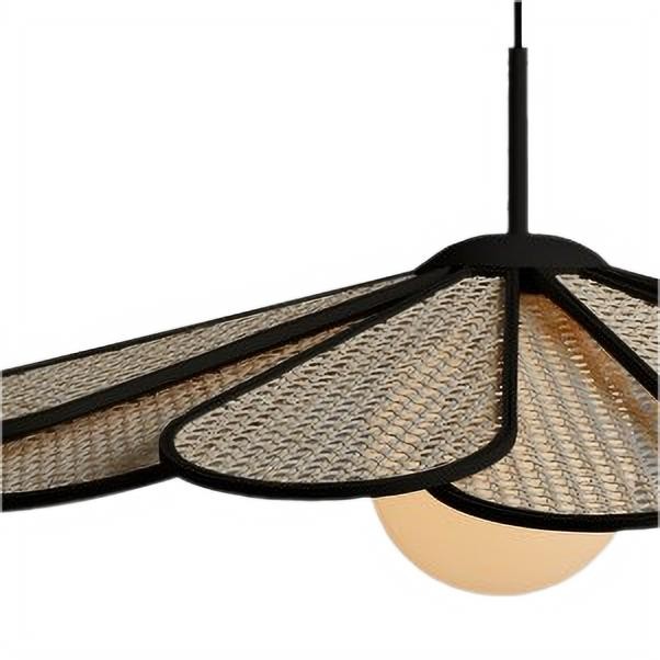 Wabi-sabi Rattan Pendant Light