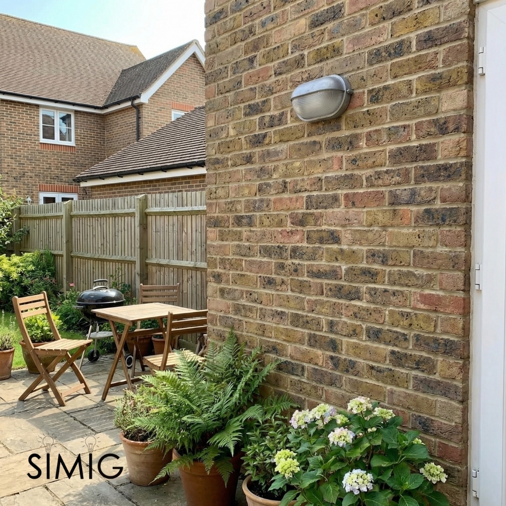 Docka Minimalist Outdoor Wall Light - Vintage Style Exterior Lighting T1200