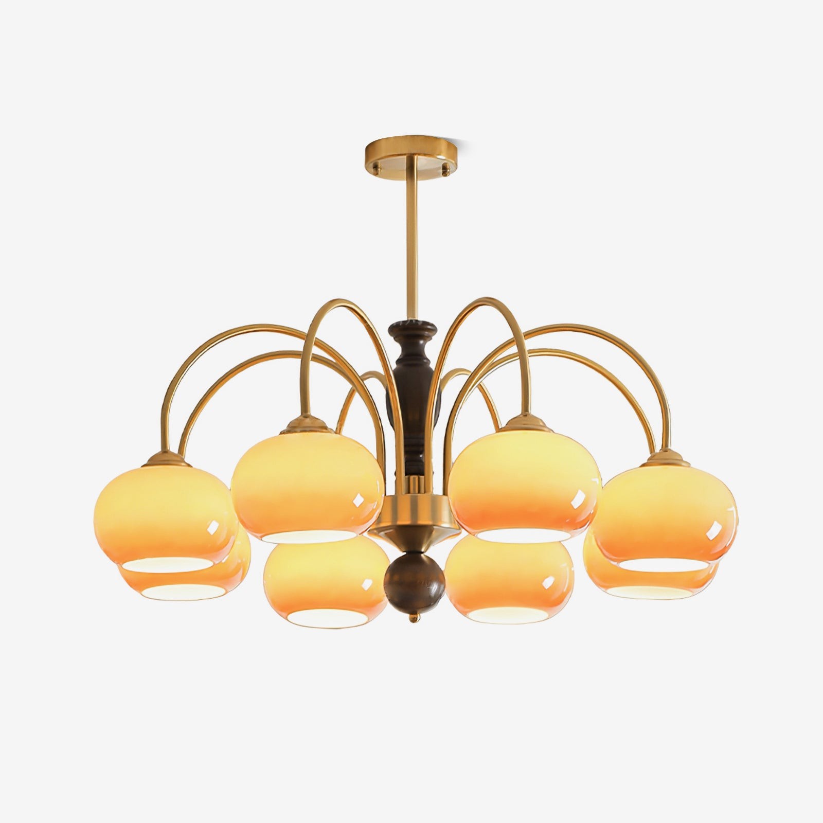 Retro Bauhaus Arch Chandelier M578