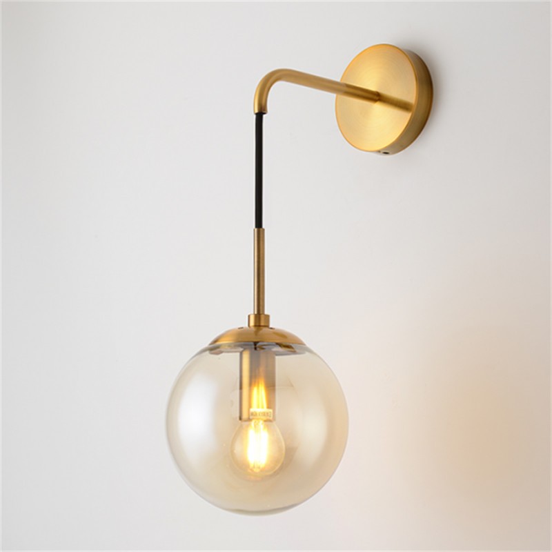 Nordic Glass Ball Wall Light
