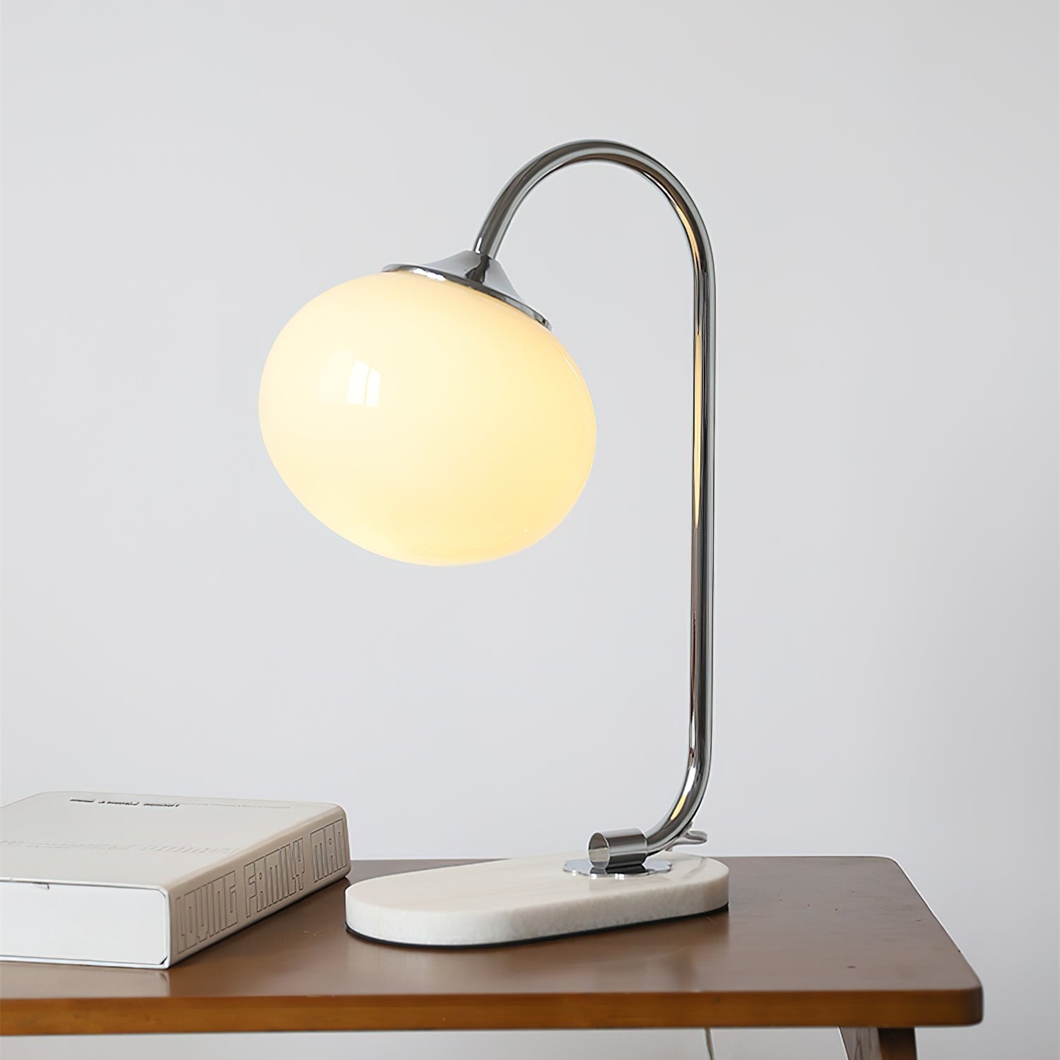 Nordic Mushroom Glass Bedside Table Lamp M236