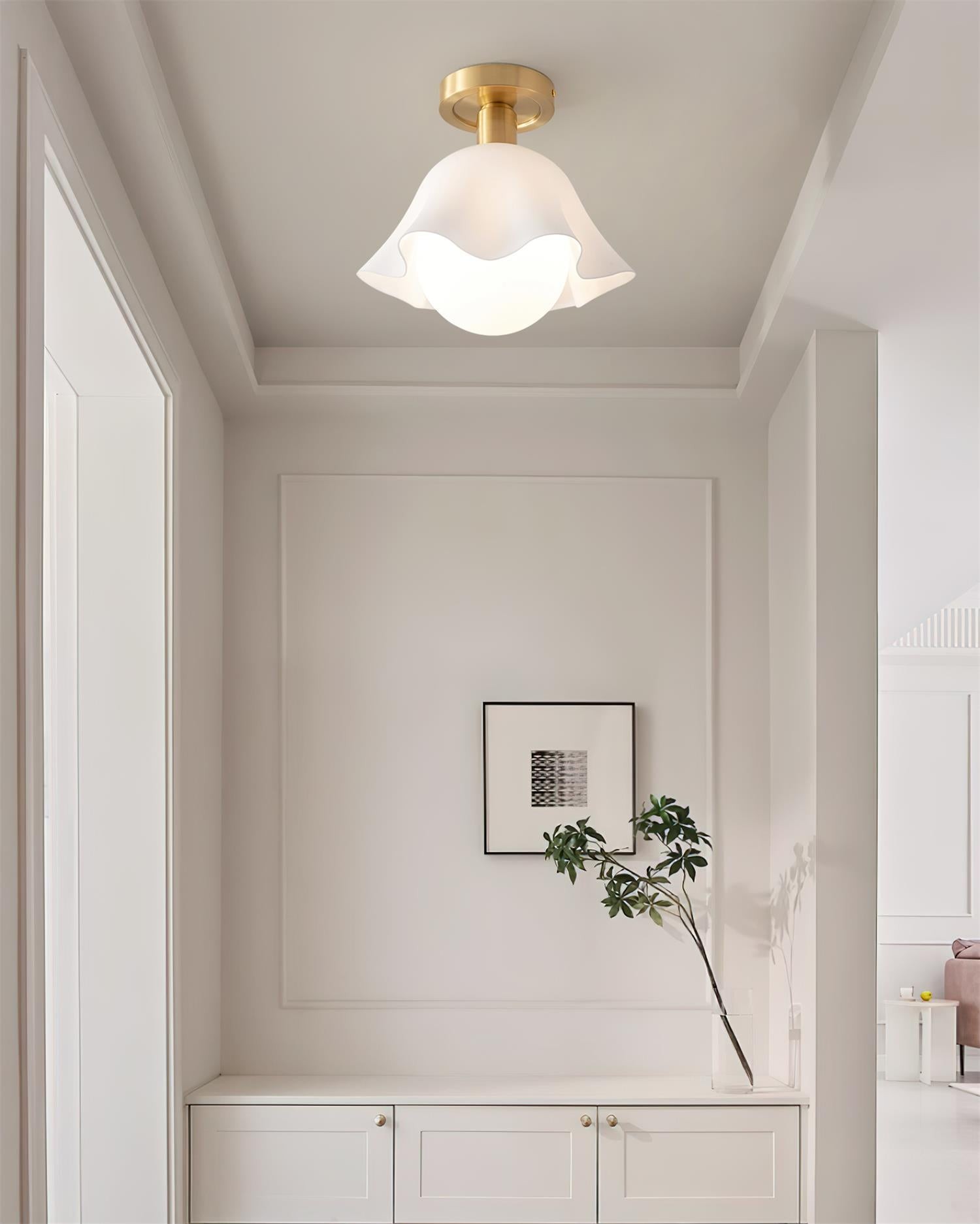 French Flower Ceiling Light P061