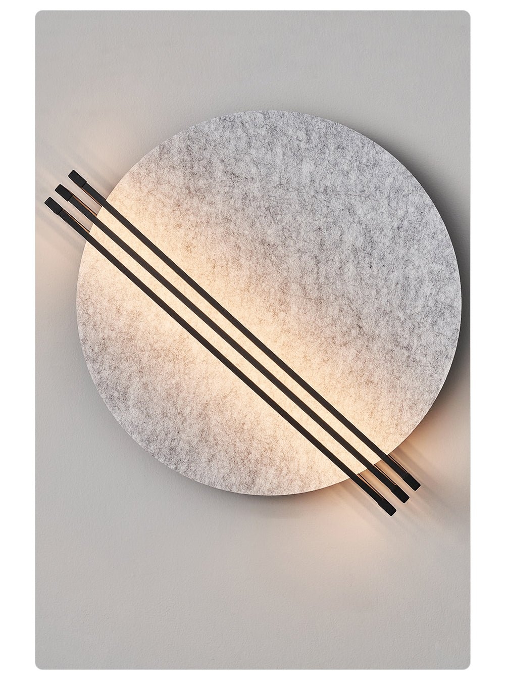 Abstract Sunrise Felt Wall Sconce T1605