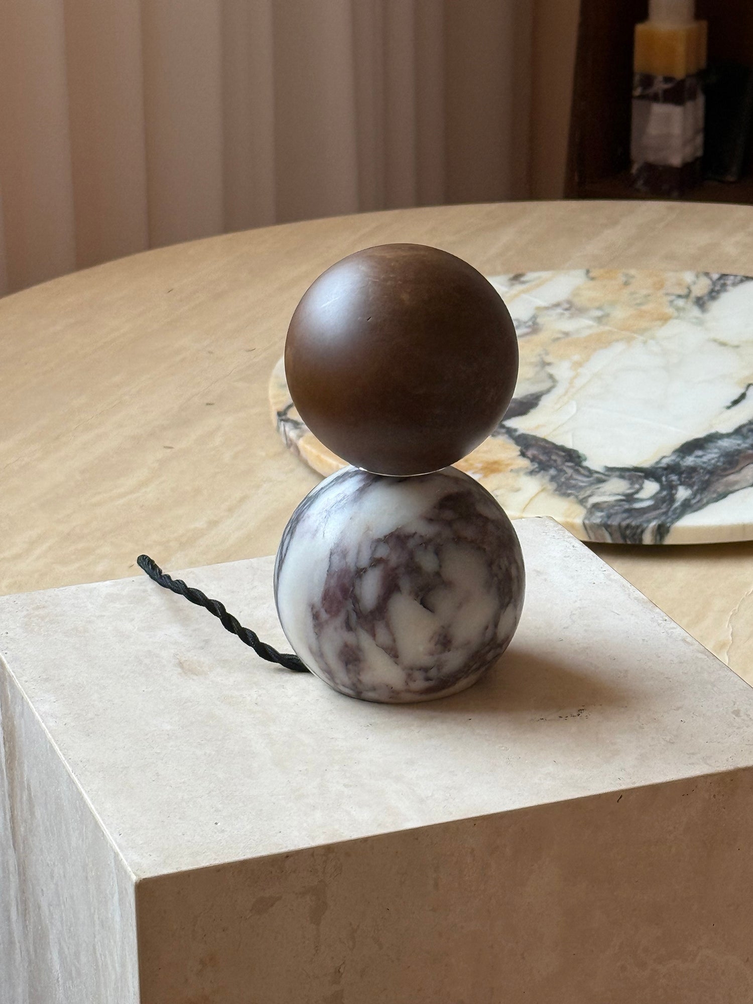 Lucide Marble Table Lamp T1891