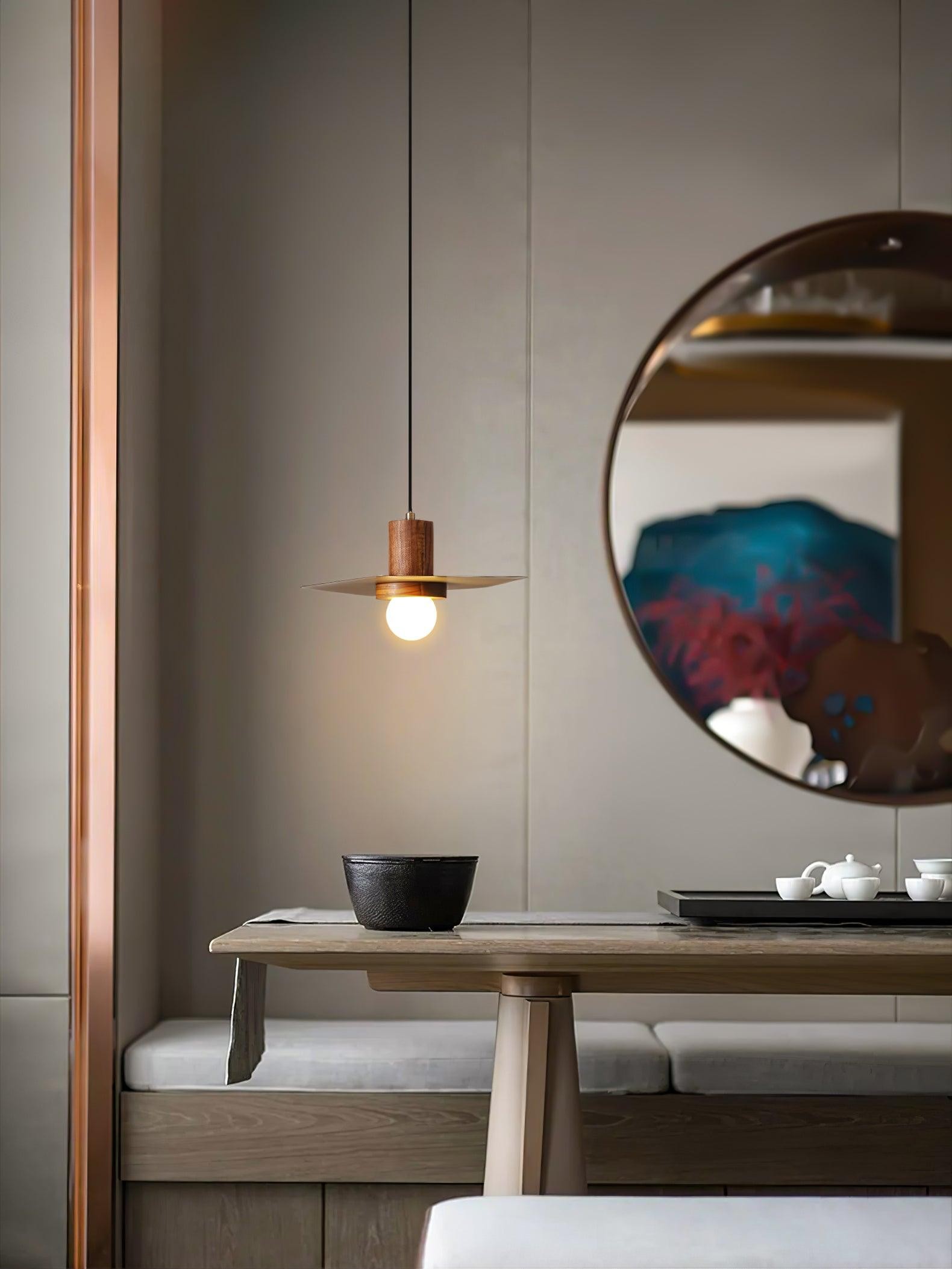 Walnut Copper Jupiter Pendant Lamp G20