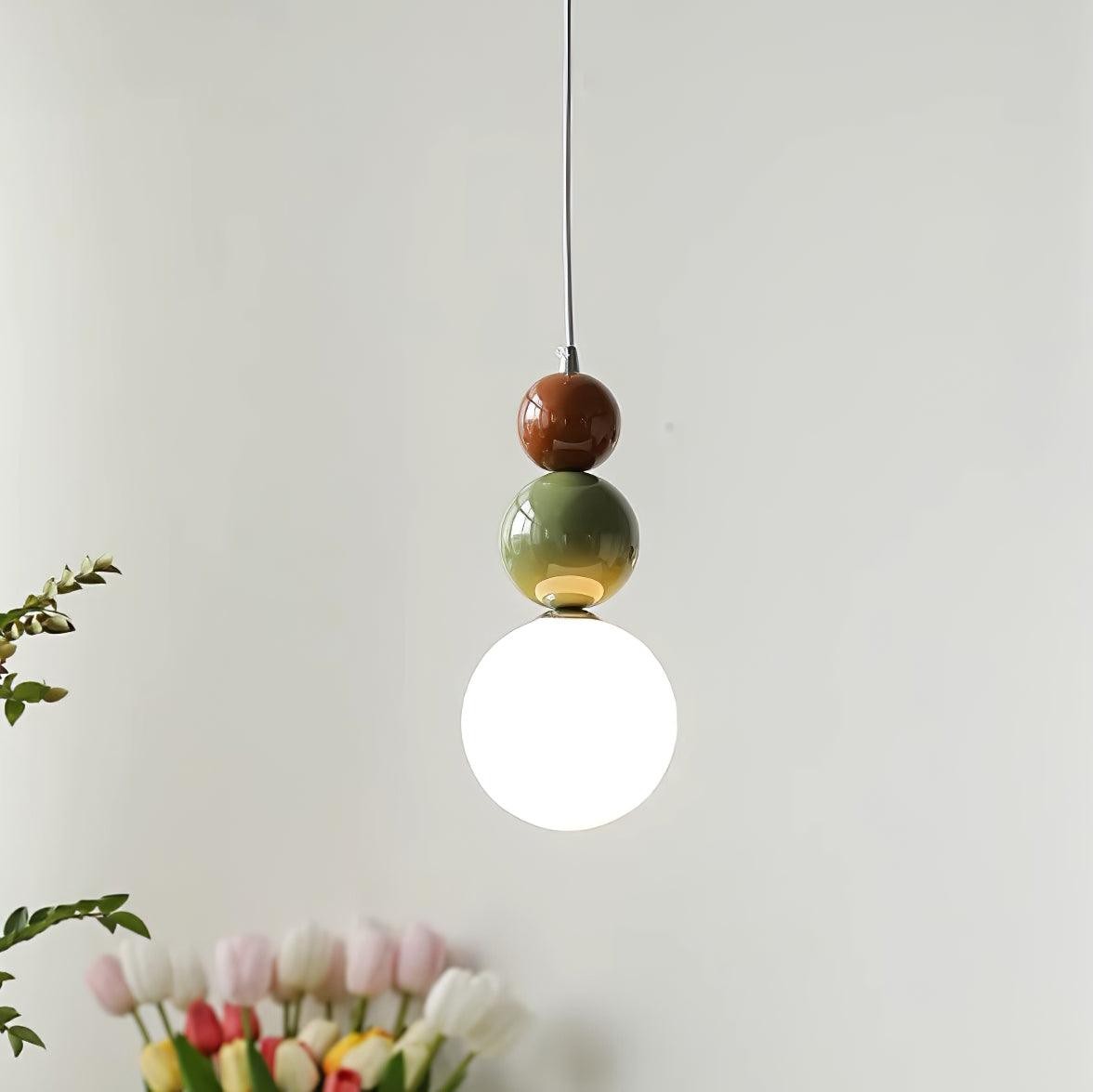 Nordic Cream Modern Simple Dot Pendant Lamp M285