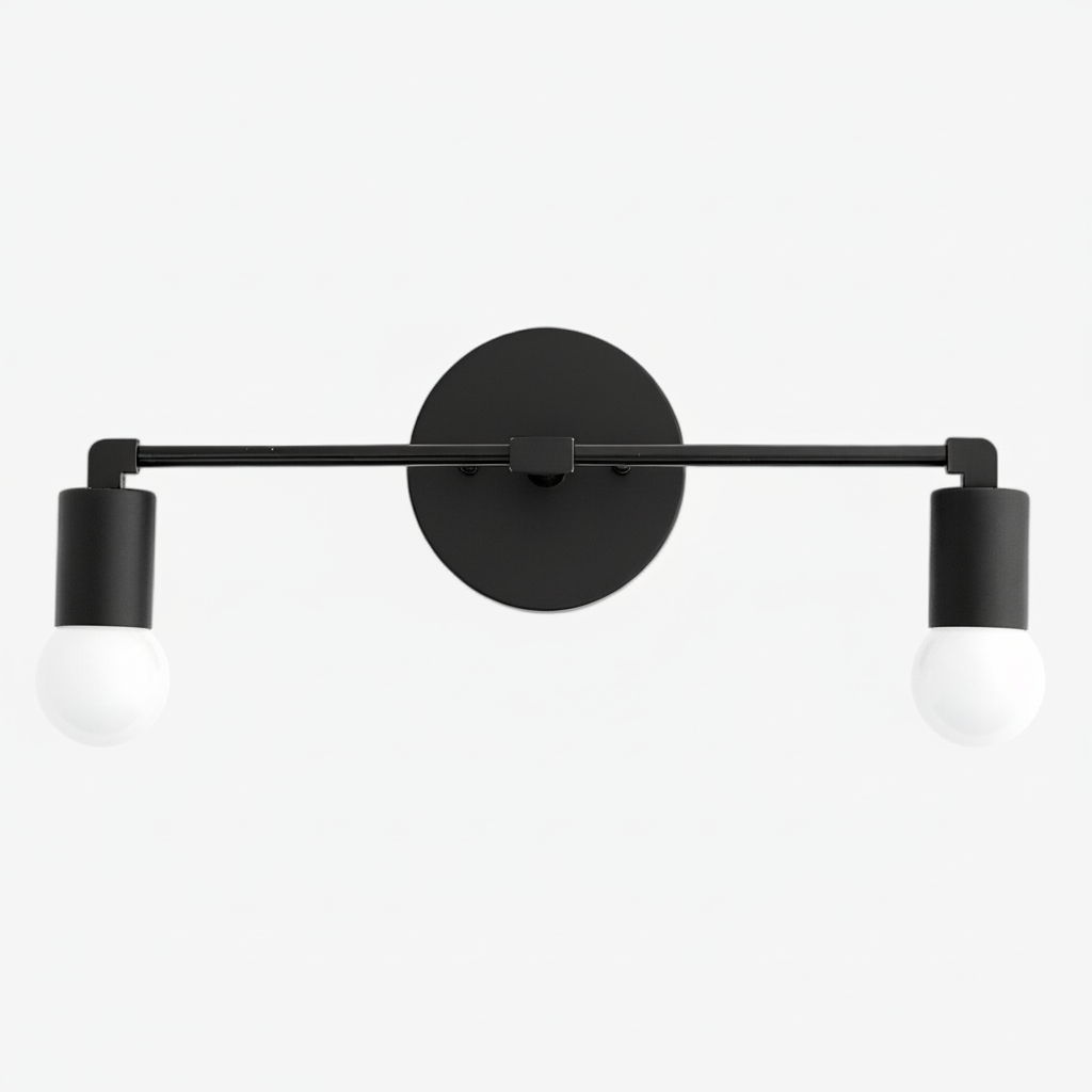 Mobilux Line industrial Bathroom Vanity Light - Minimalist Wall Sconce - Elegant Fixture T322
