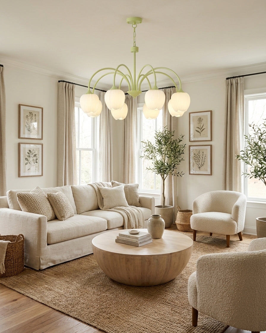Tulip Matcha Chandelier T1588