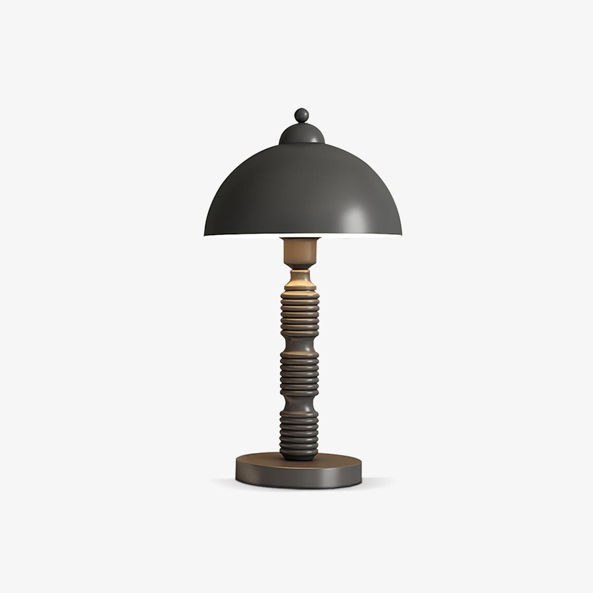 Nordic Iron Round Shade Pleated Base Table Lamp M260