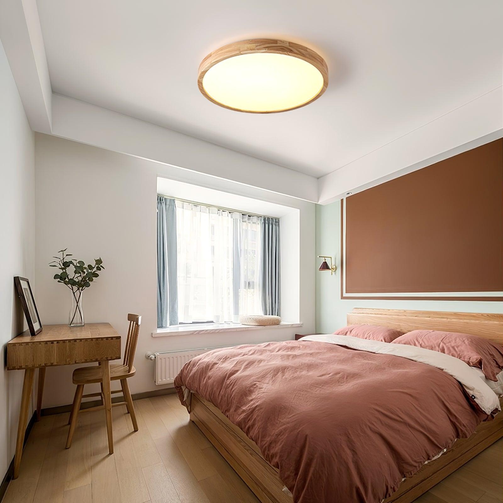 Wooden Geometric Ceiling Light M194
