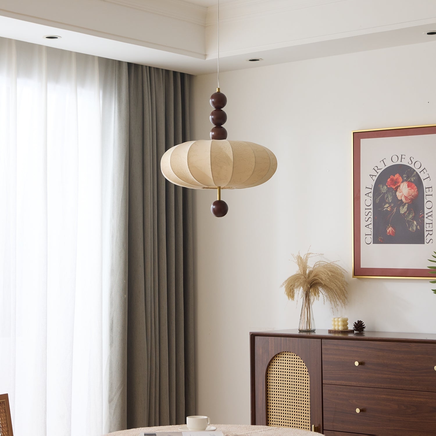 Adelaide Fabric Pendant Light T1574