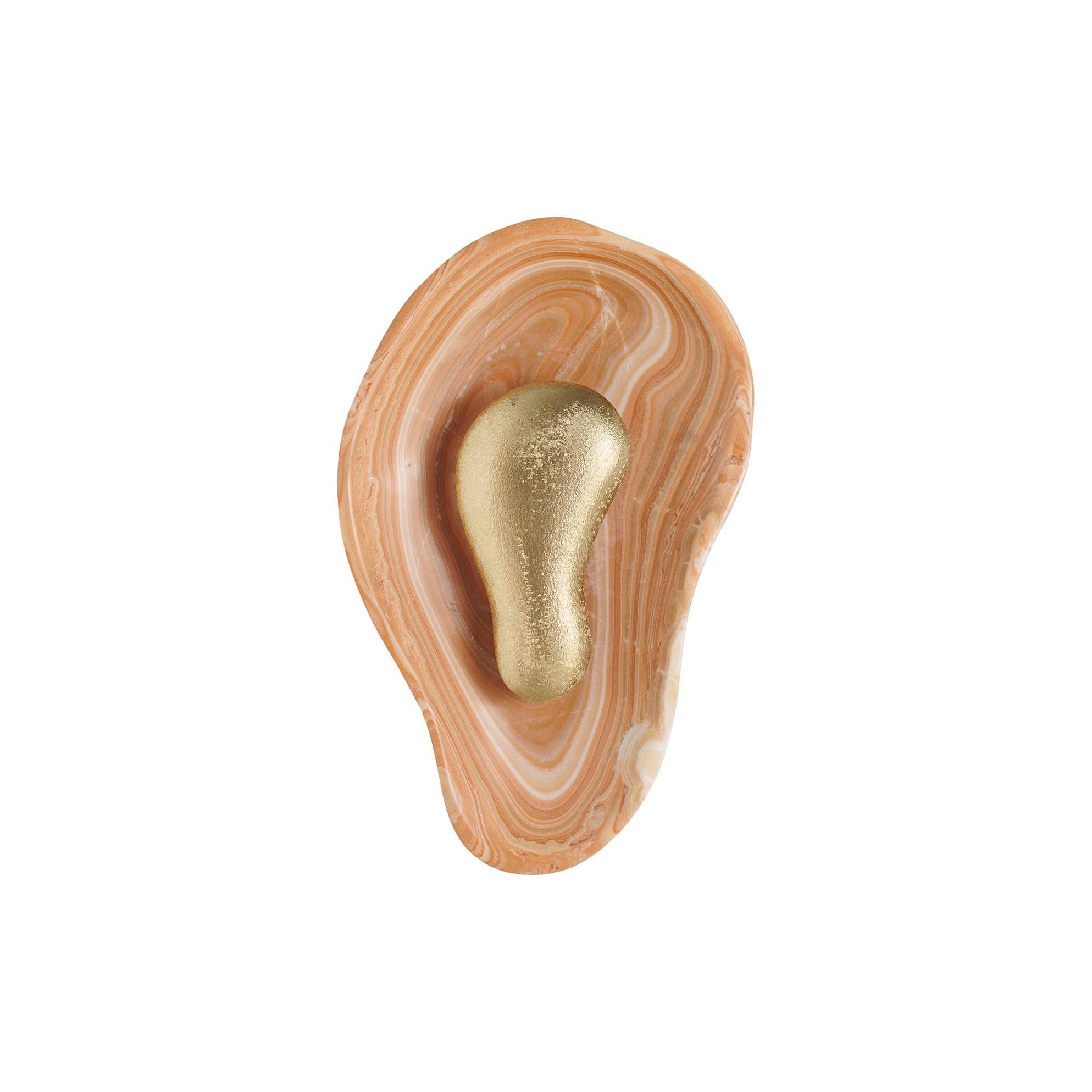Oyster Hammered Onyx Sconce T1949