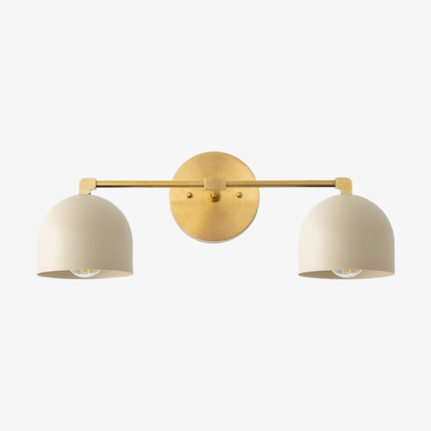 Metio Dome Mid-Century Deep Ball Vanity Lamp - Brass Wall Sconce T412