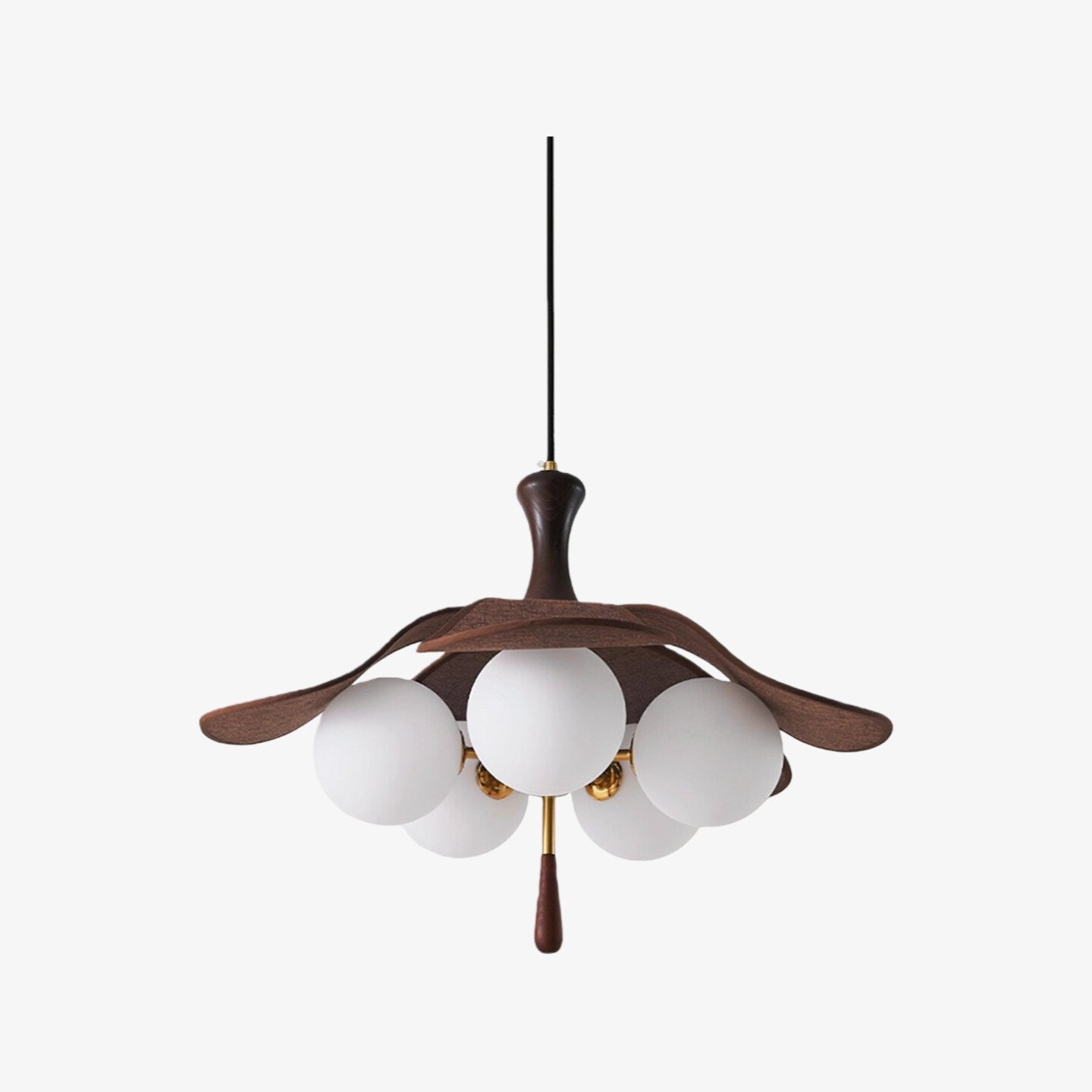 Orrise Series Sculptural Globe Cluster Pendant Lamp - Metal and Glass Pendant Light T518