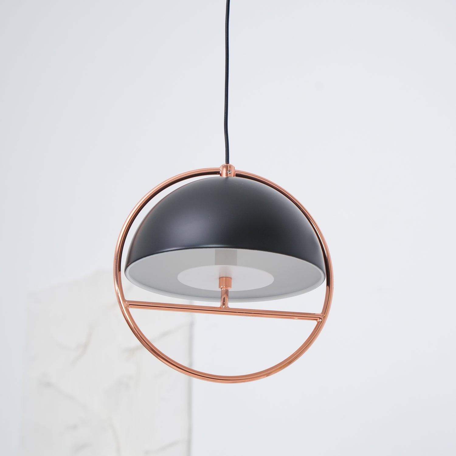 Nordic Hemispherical Ring Metal Pendant Lamp M448
