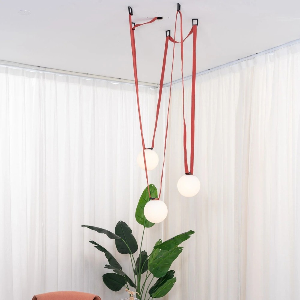 Flexible Belt-Style Pendant Lamp for Customizable Ambient Light S241