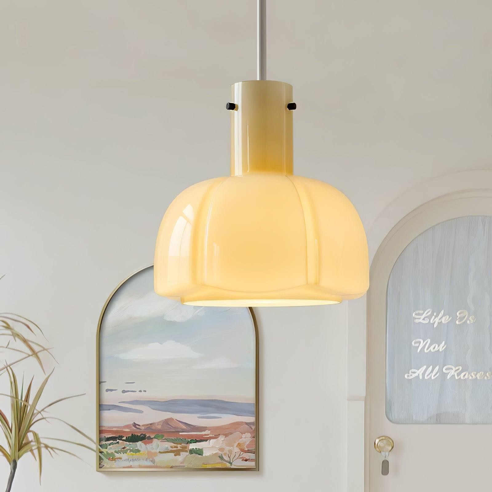 Medieval Style Glass Bud Pendant Lamp M352
