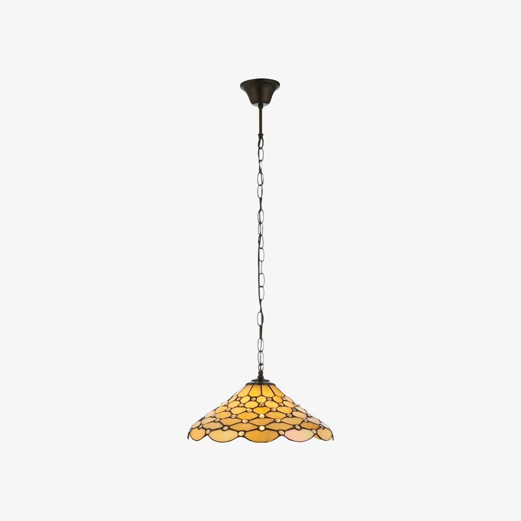 TF Pearl Pendant Light - With A Glass Shade and Adjustable Length for Dining and Kitchens T1016