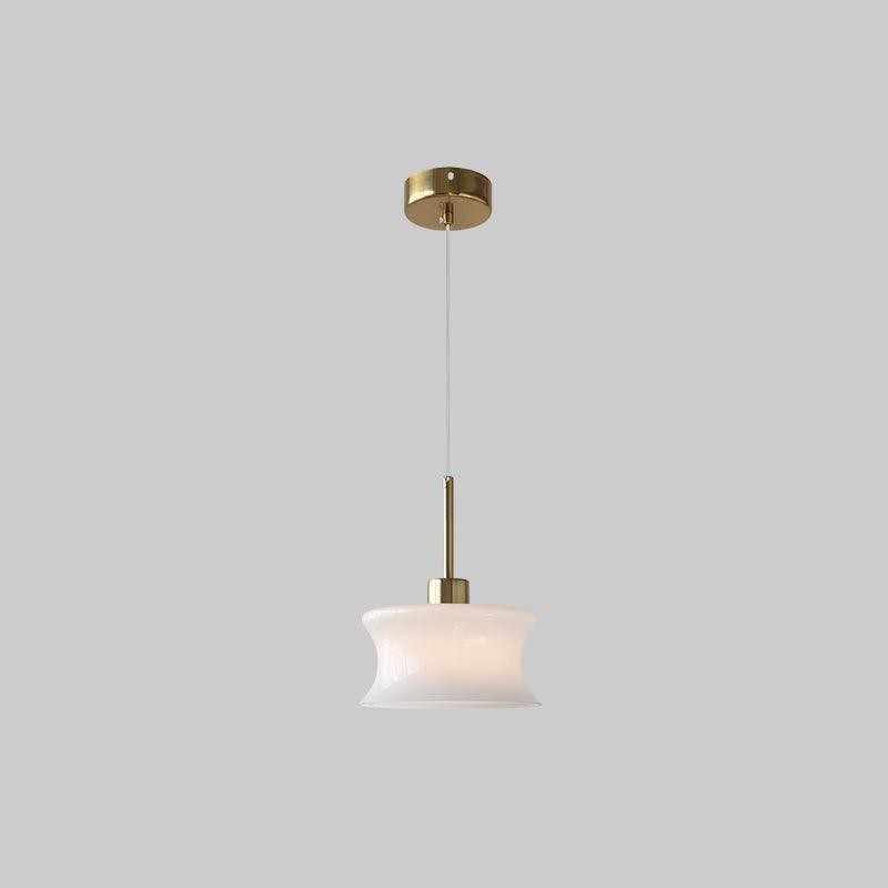 French Vintage Glass Window Pendant Lamp M392