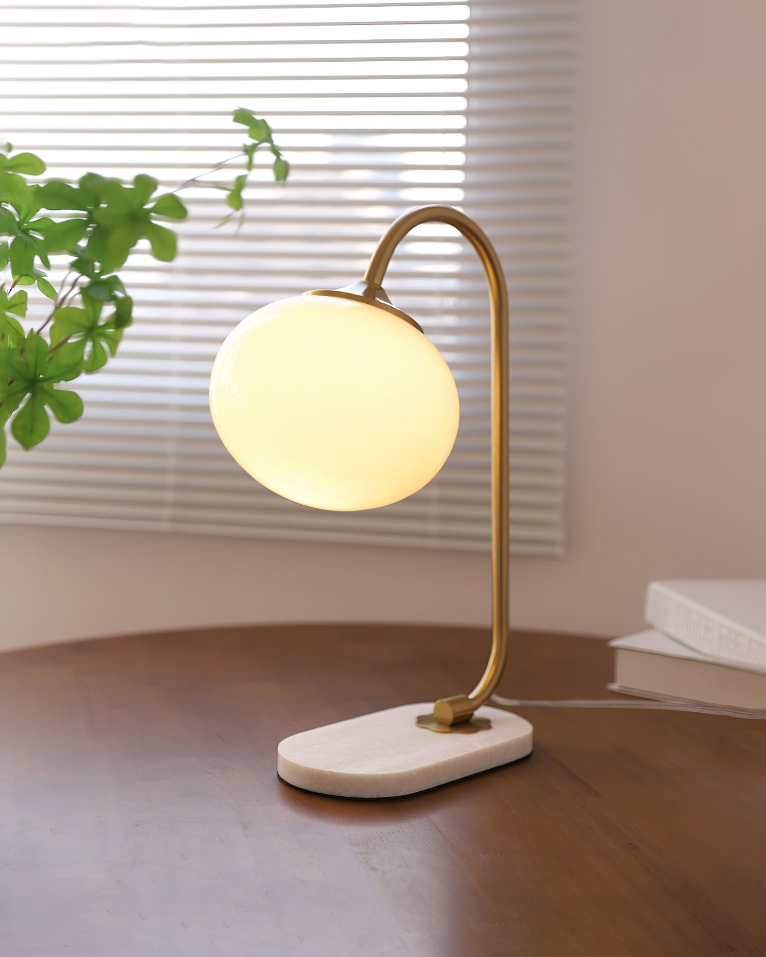 Nordic Mushroom Glass Bedside Table Lamp M236