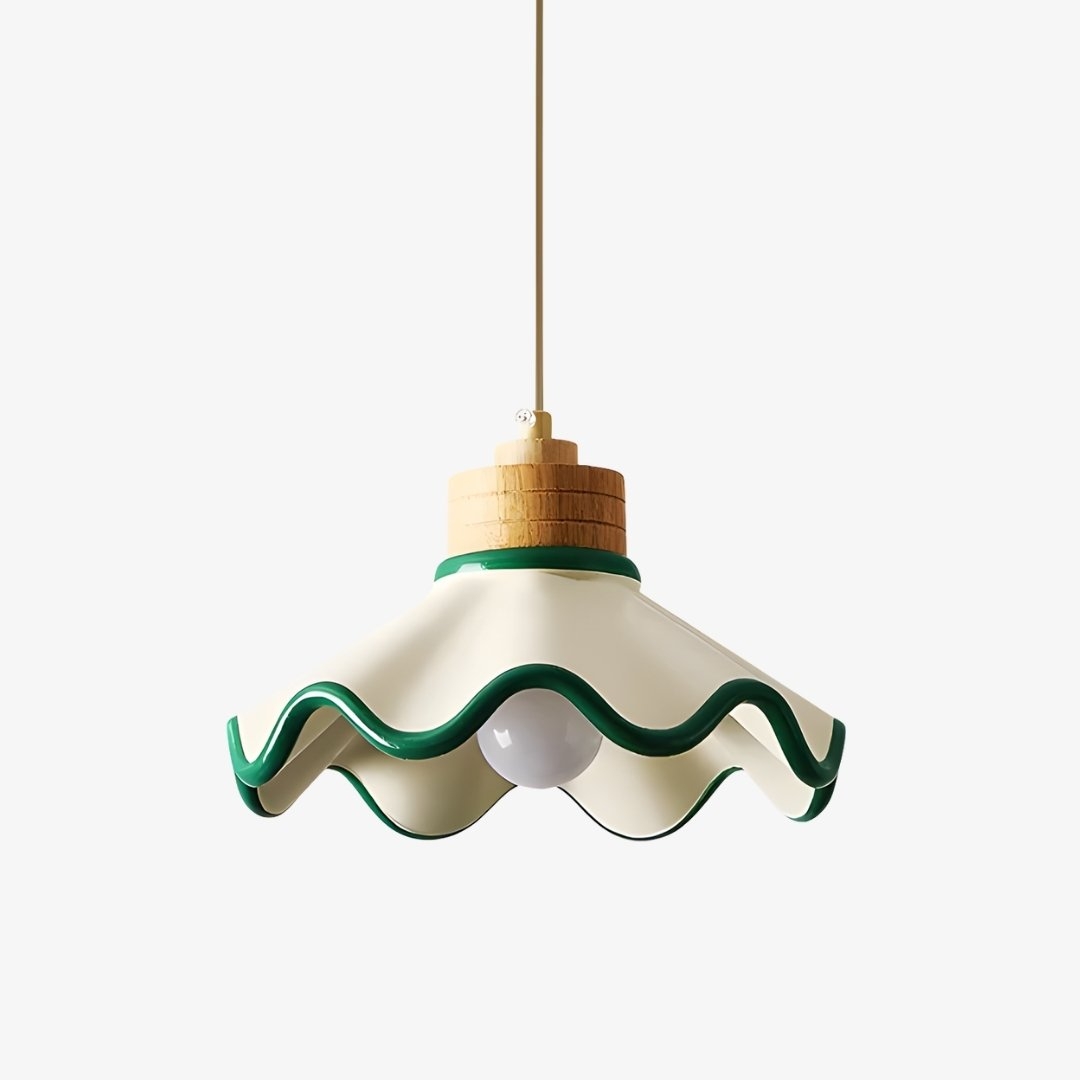 Moliro Modern Wavy Pendant Lamp – Minimalist Hanging Light T515