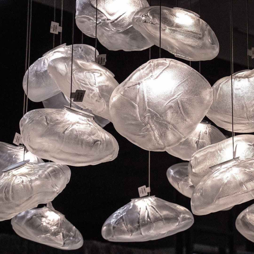 Multi-Head Irregular Glass Bubble Chandelier M79