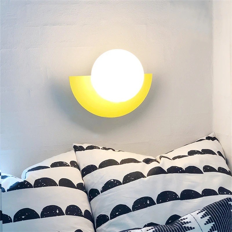 Colourful Ambient Wall Sconce - Decorative Indoor Light Fixture S149