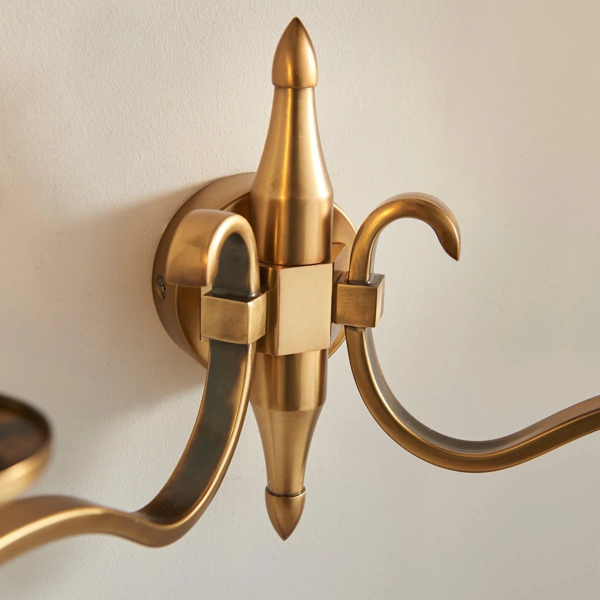 Lunetal Double-Head Wall Sconce - Vintage Metal Glass for Hallway and Bedroom T842