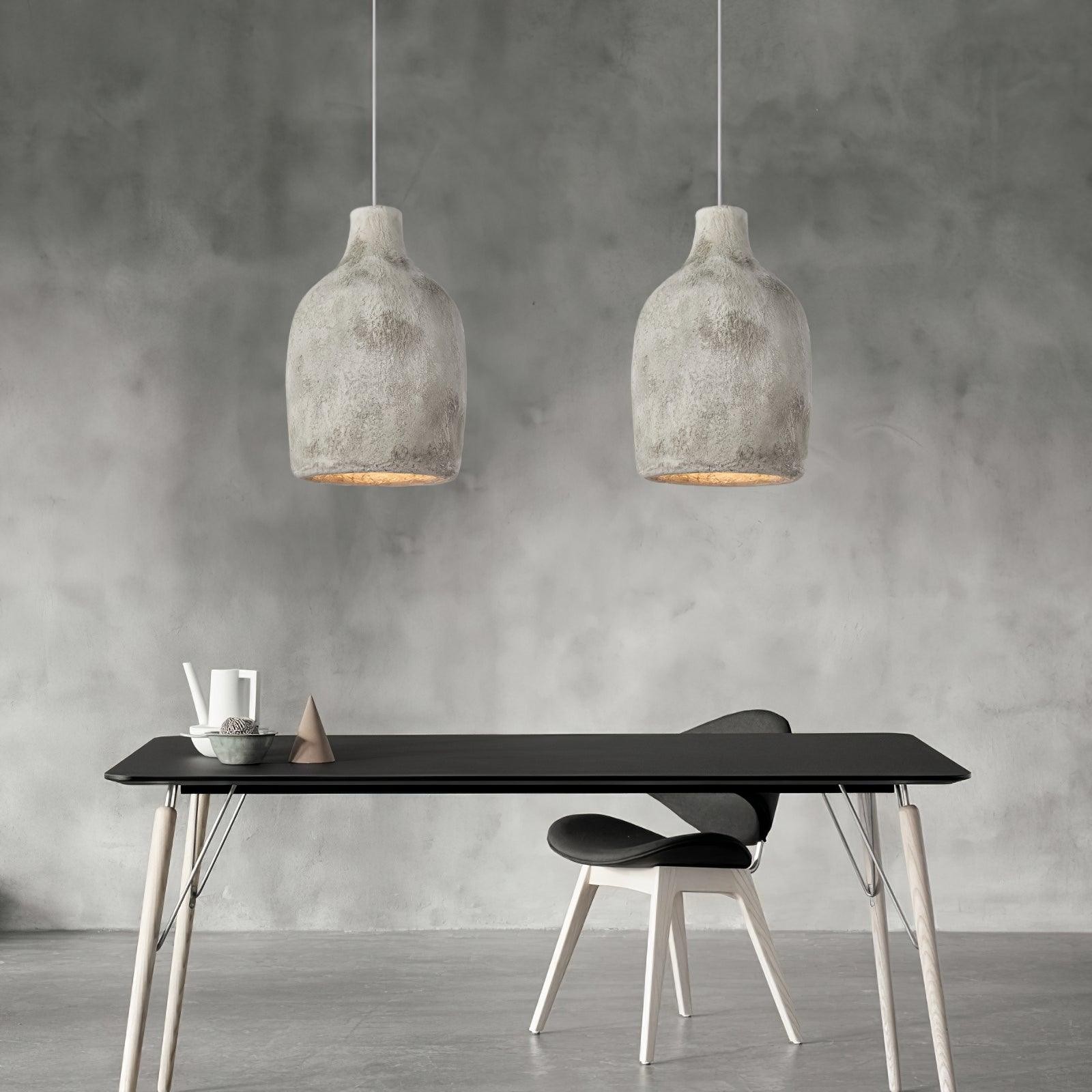 Nordic Industrial Resin Milk Can Pendant Lamp S187