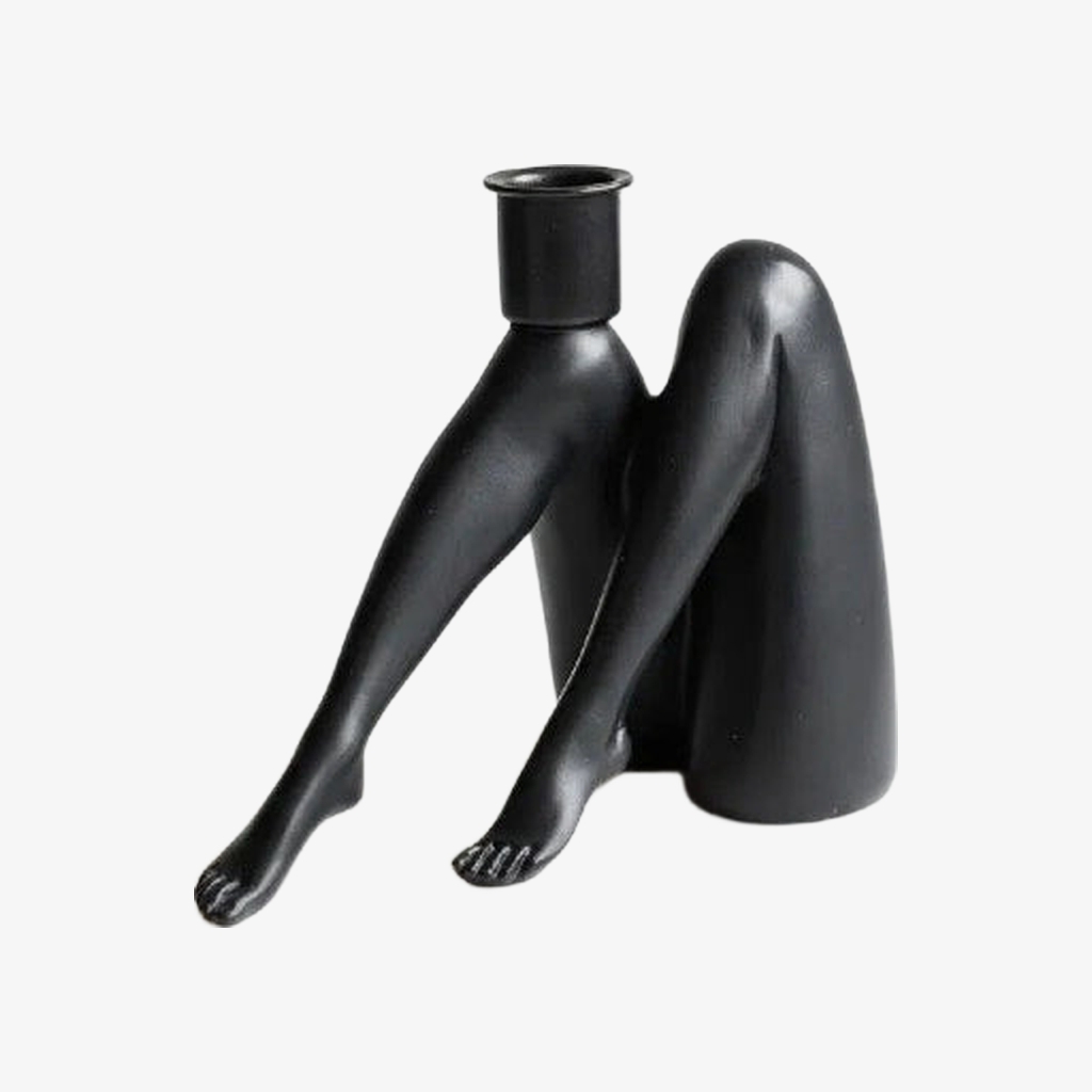 Kickra Abstract Leg-Base Candle Holder – Unique Home Accessory U22