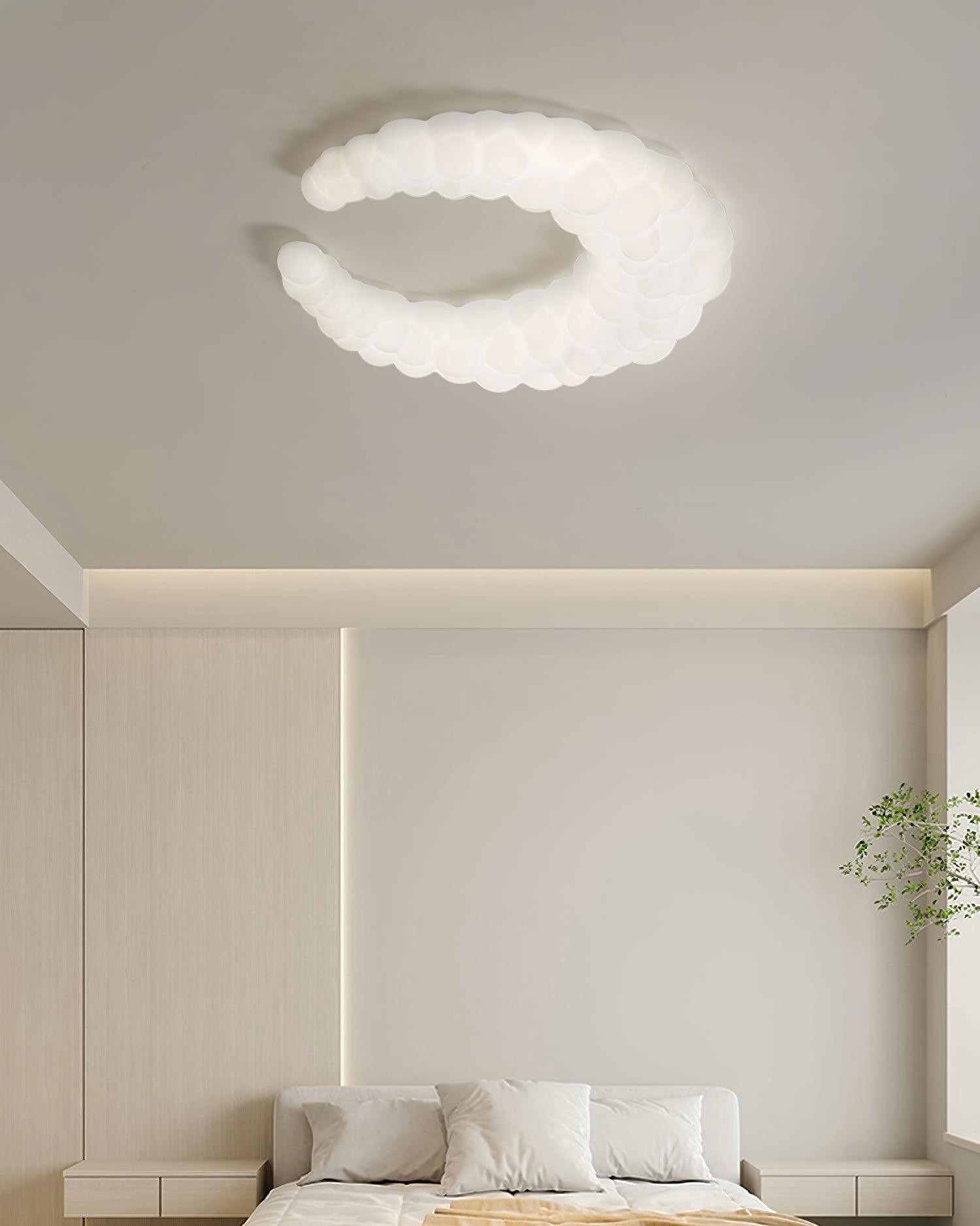 Cream Style Moon Ceiling Lamp M478