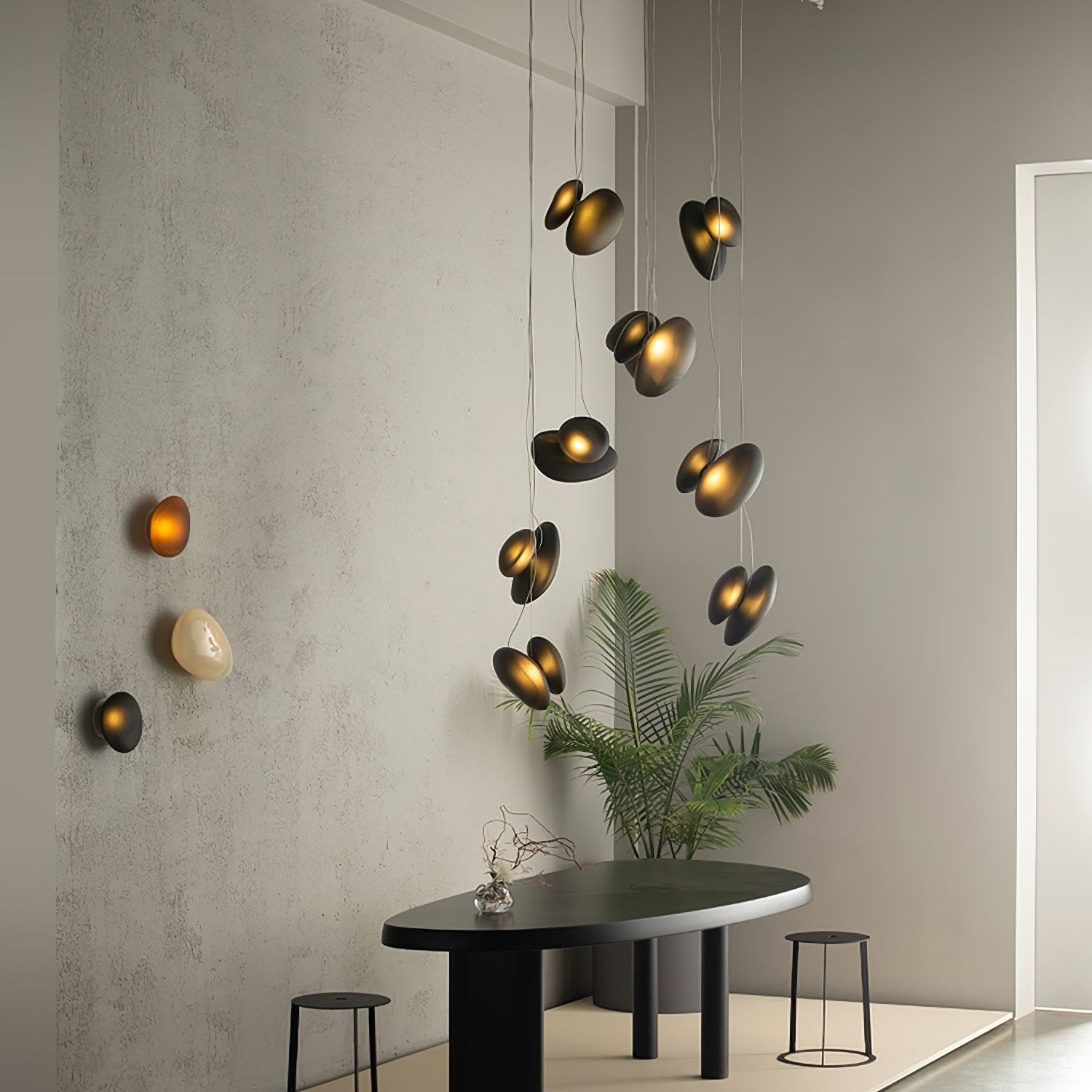 Translucent Frosted Glass Pendant Light M217