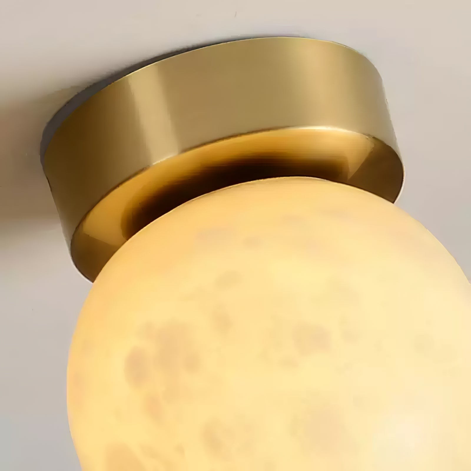 Moon Alabaster Ceiling Lamp M435