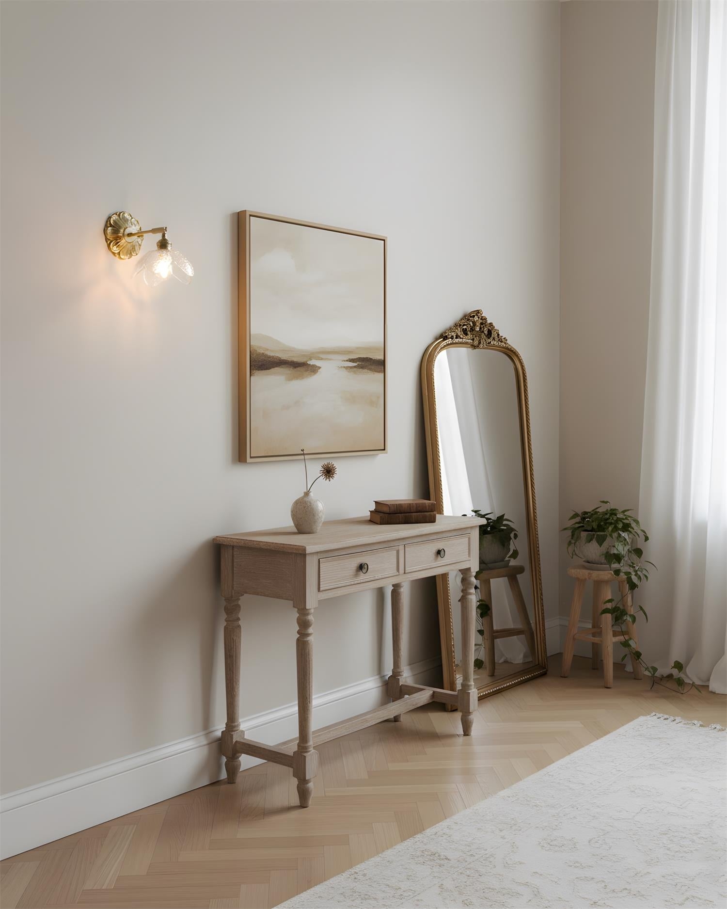 Nacre Petal Wall Lamp T1550