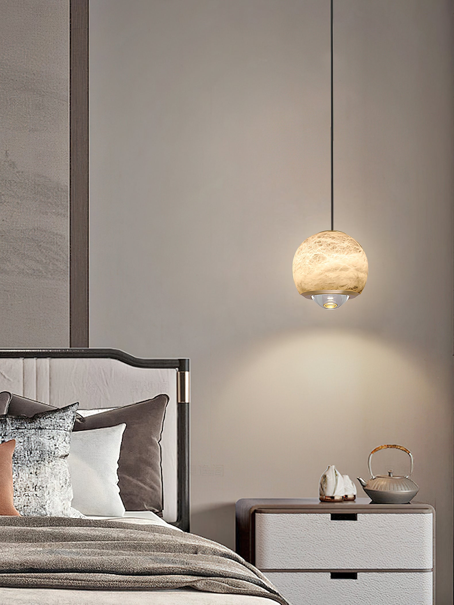 Ferox Alabaster Pendant Light T1646