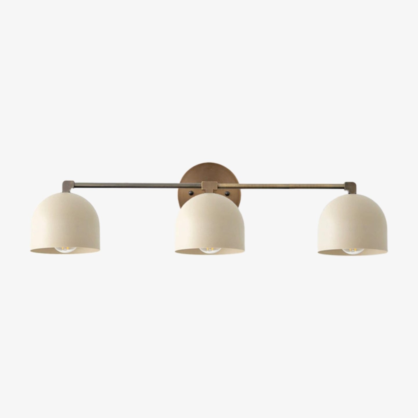Metio Dome Mid-Century Deep Ball Vanity Lamp - Brass Wall Sconce T412