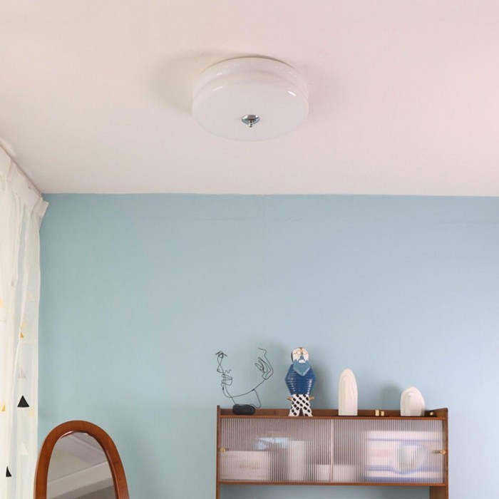 Vintage Glass Flush Mount Ceiling Light S115