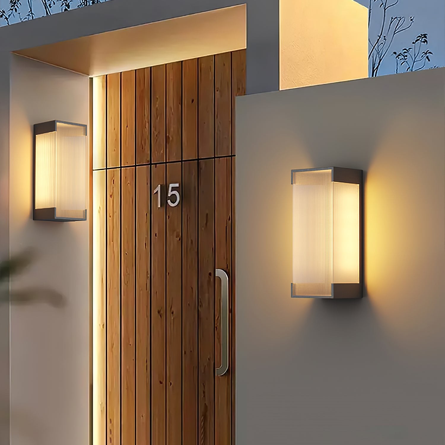 Rectangular Outdoor Wall Light M328
