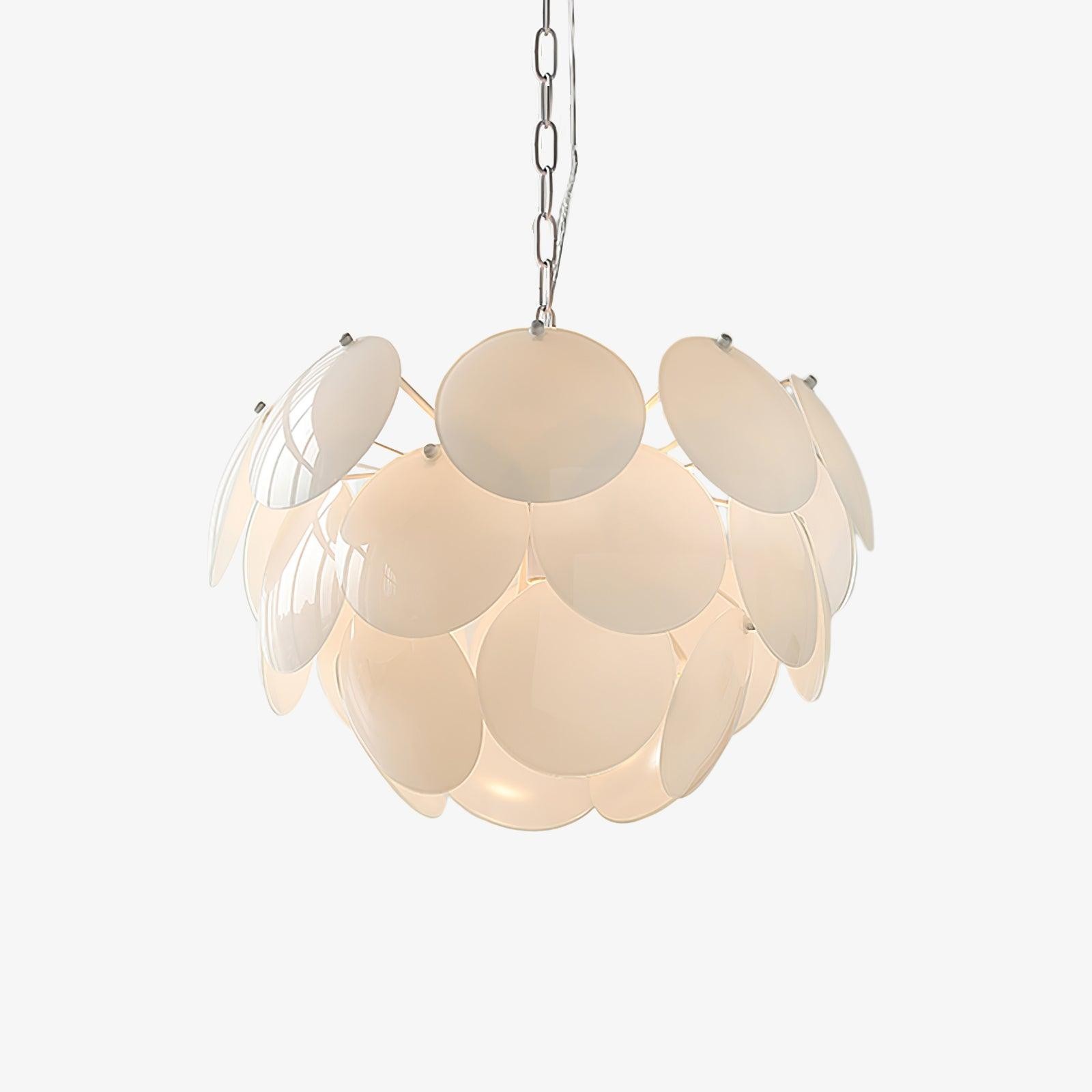 Luxury Fashion Luminous Petal Glass Chandelier M538