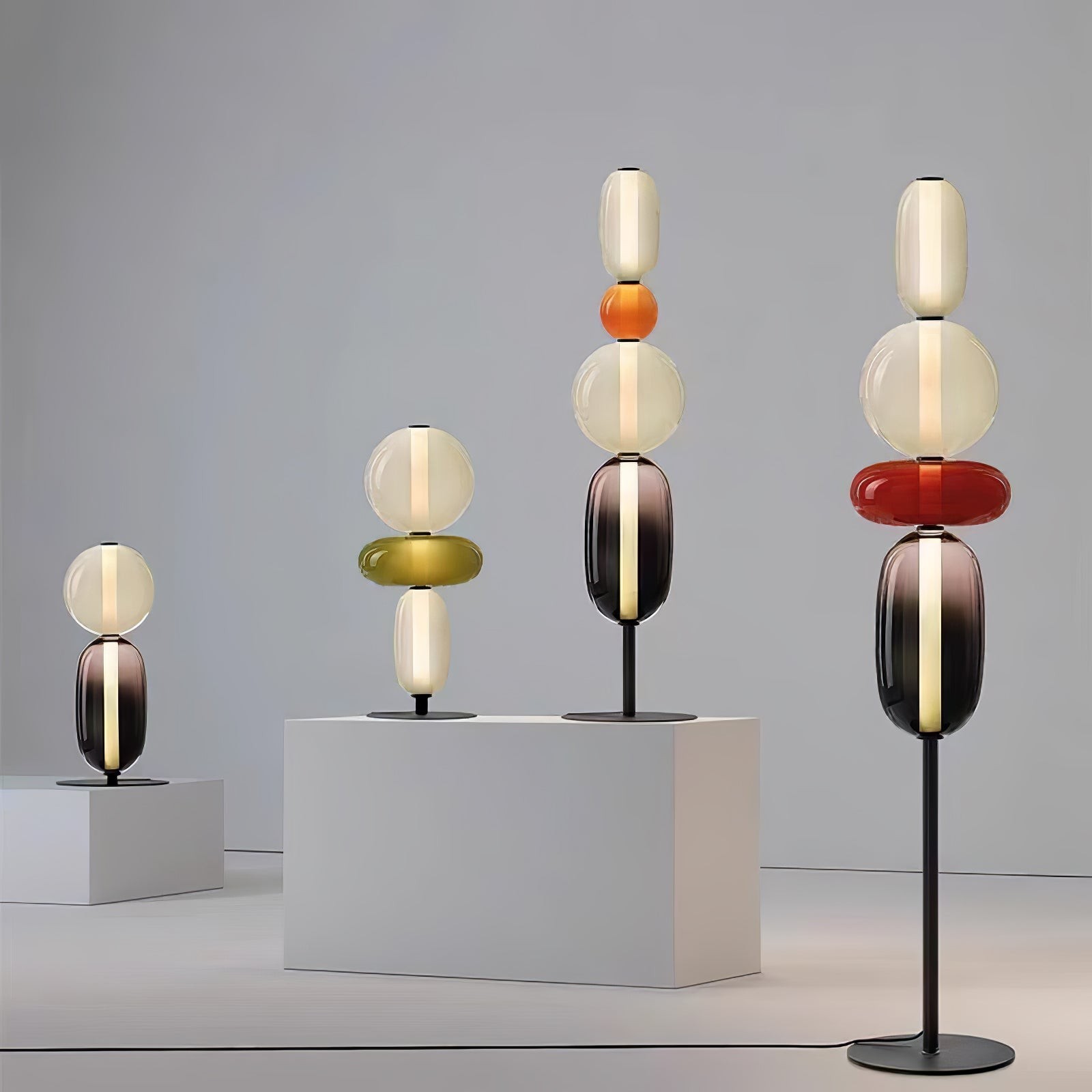 Nordic Minimalist Creative Luxury Gourd Glass Table Lamp M382