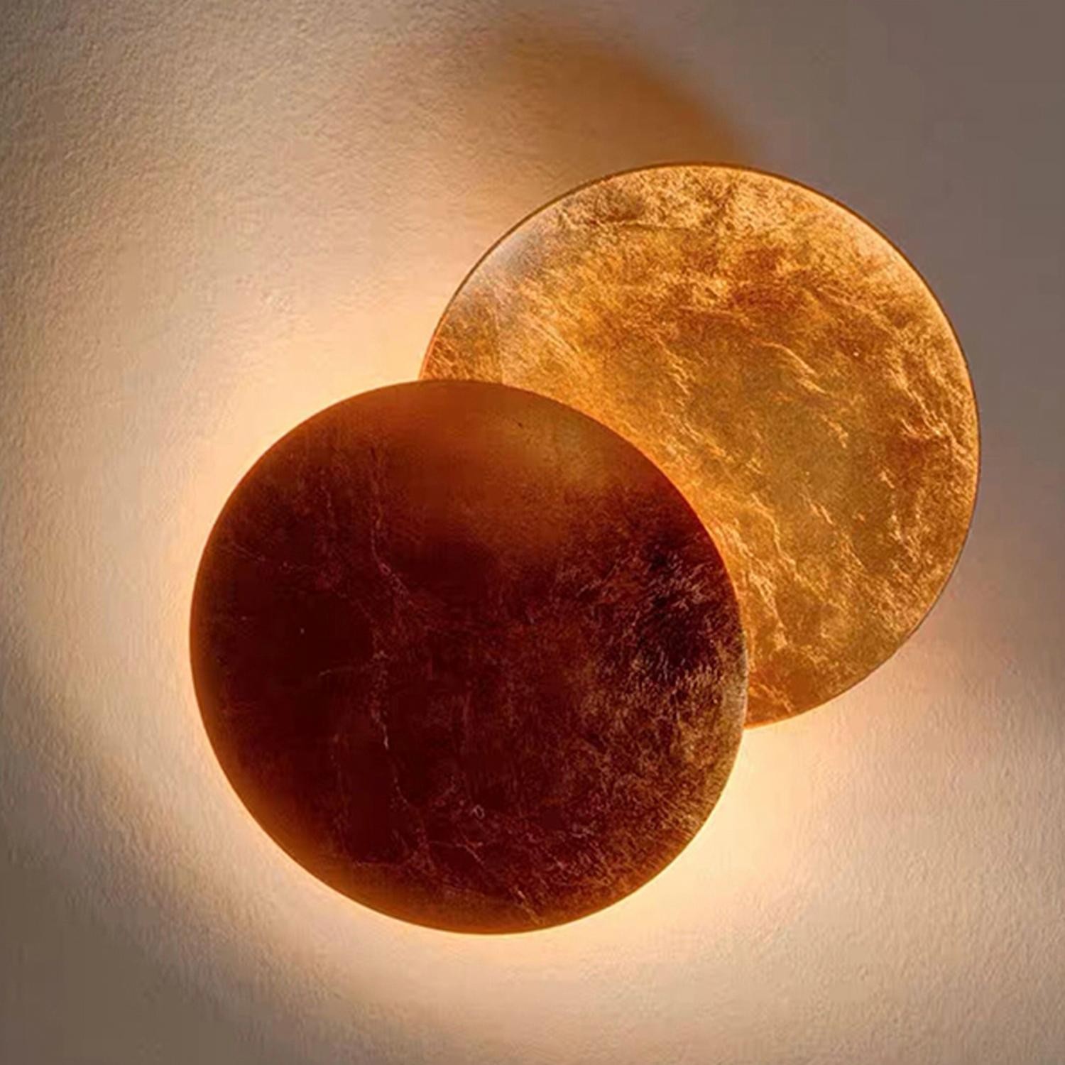 Discola Wall Lamp Metal Disc Design - Living Room Ambient Light