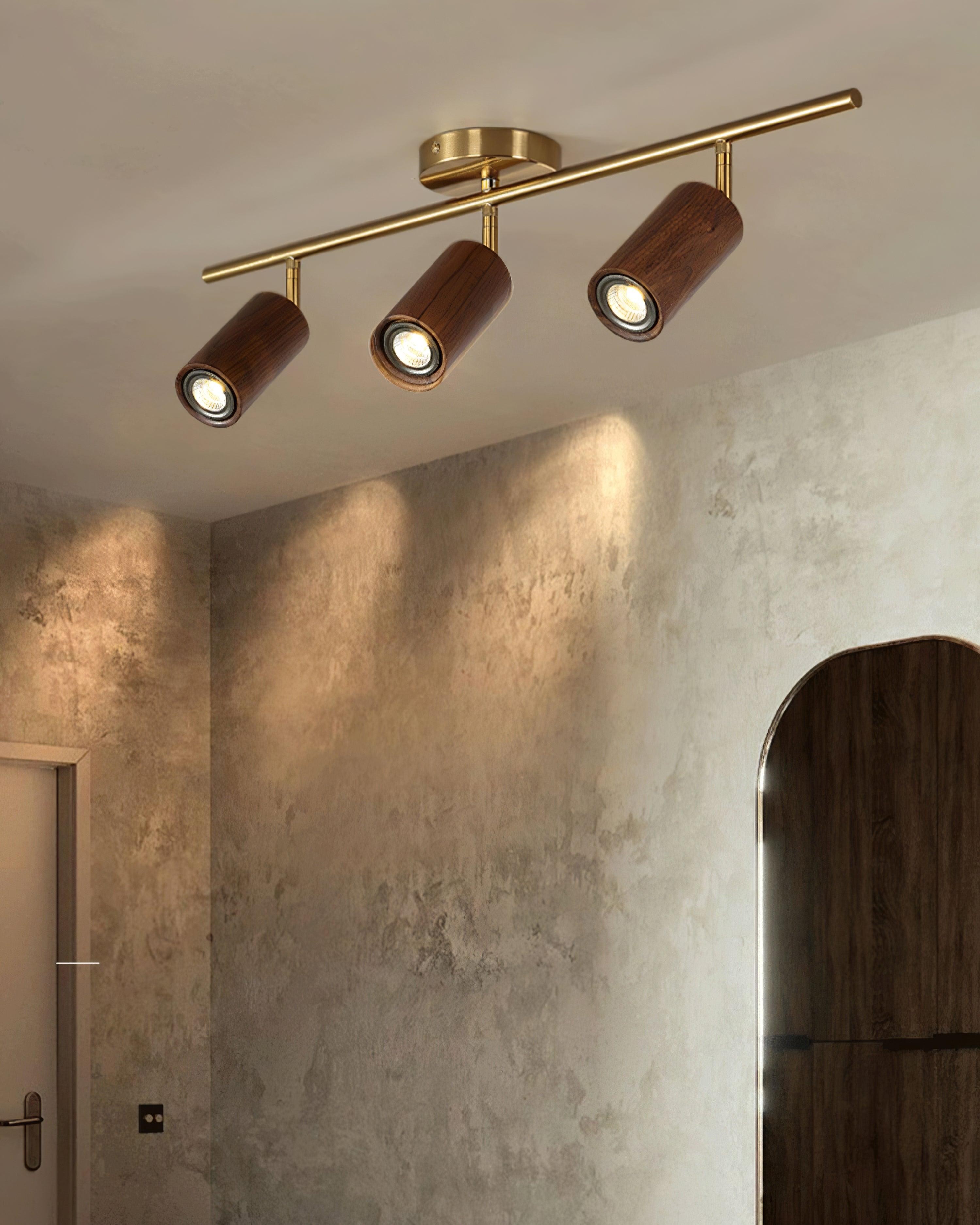 Fashion Wooden Modern Track Lighting M12