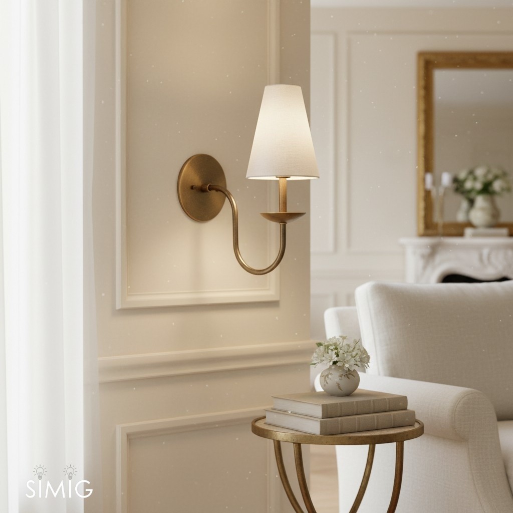 Curva Modern Geometric Wall Sconce – Ambient Lighting for Living Room T398