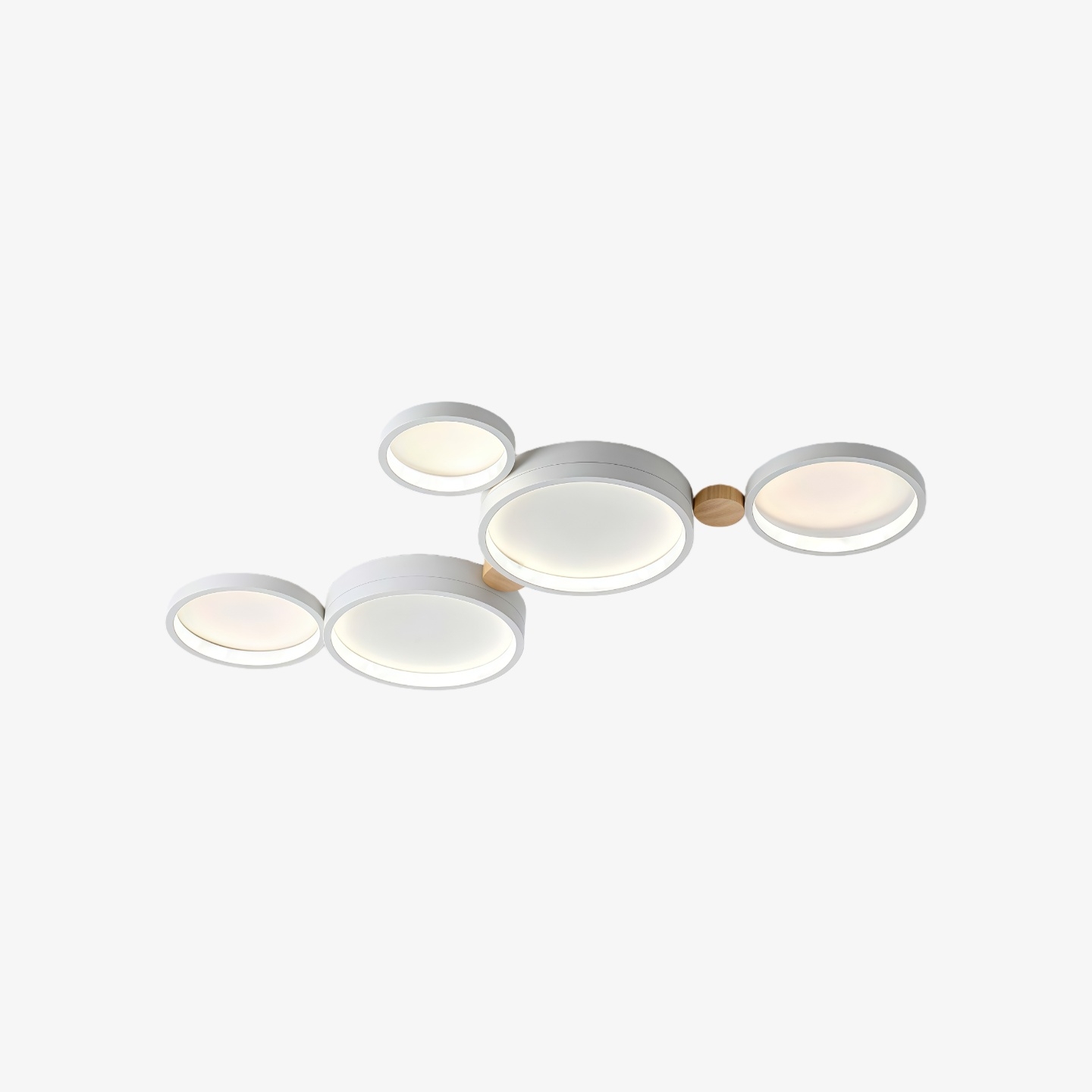 Modern LED Ceiling Lamp - Multi-Branch Design in Nordic Style for Living Room S381
