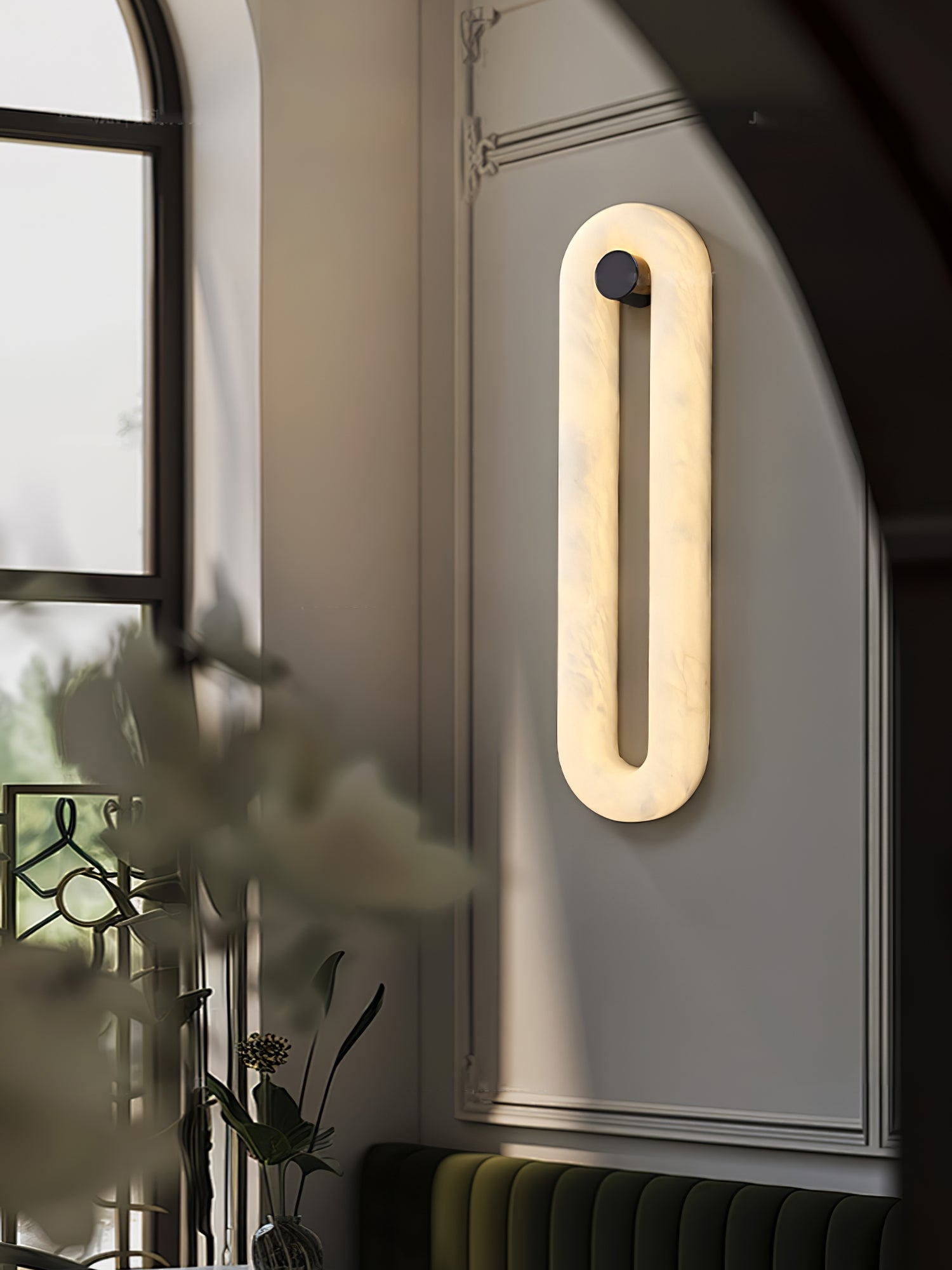 Alabaster Loop Wall Light T1618