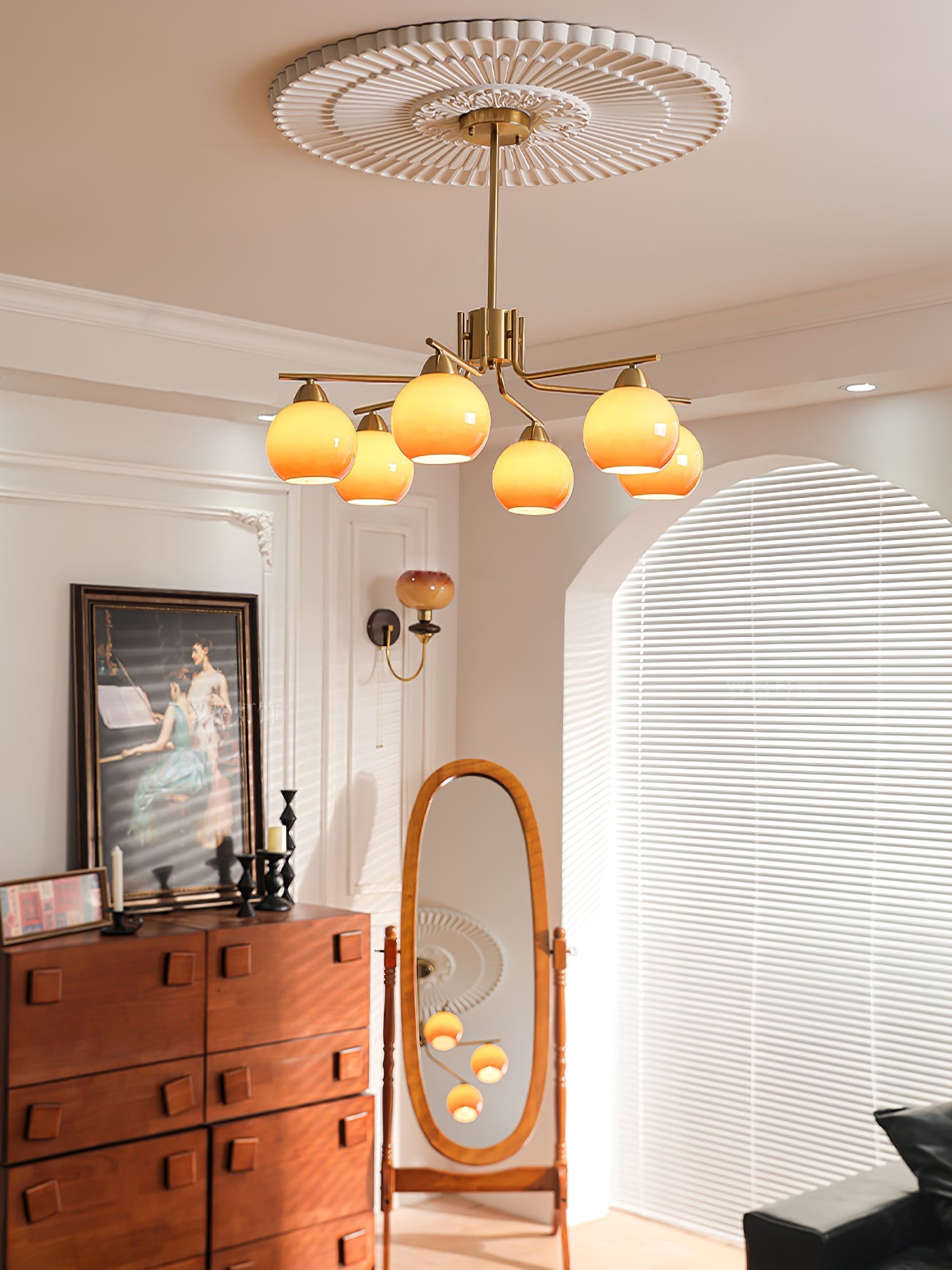 Creative Caramel Spherical Pendant Lamp M466