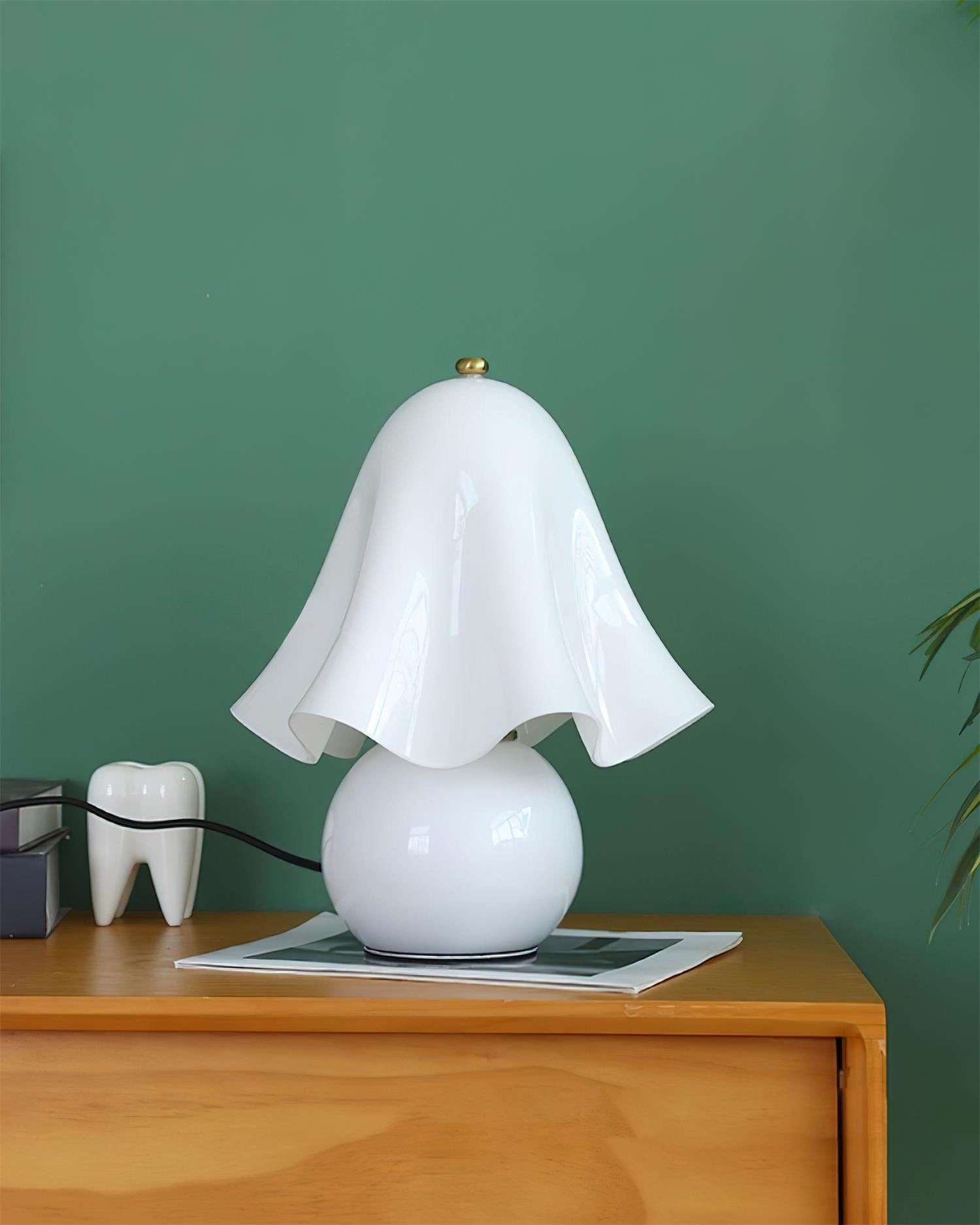 Bellina Sculptural Bell Flower Table Lamp - Accent Lighting for Room T281