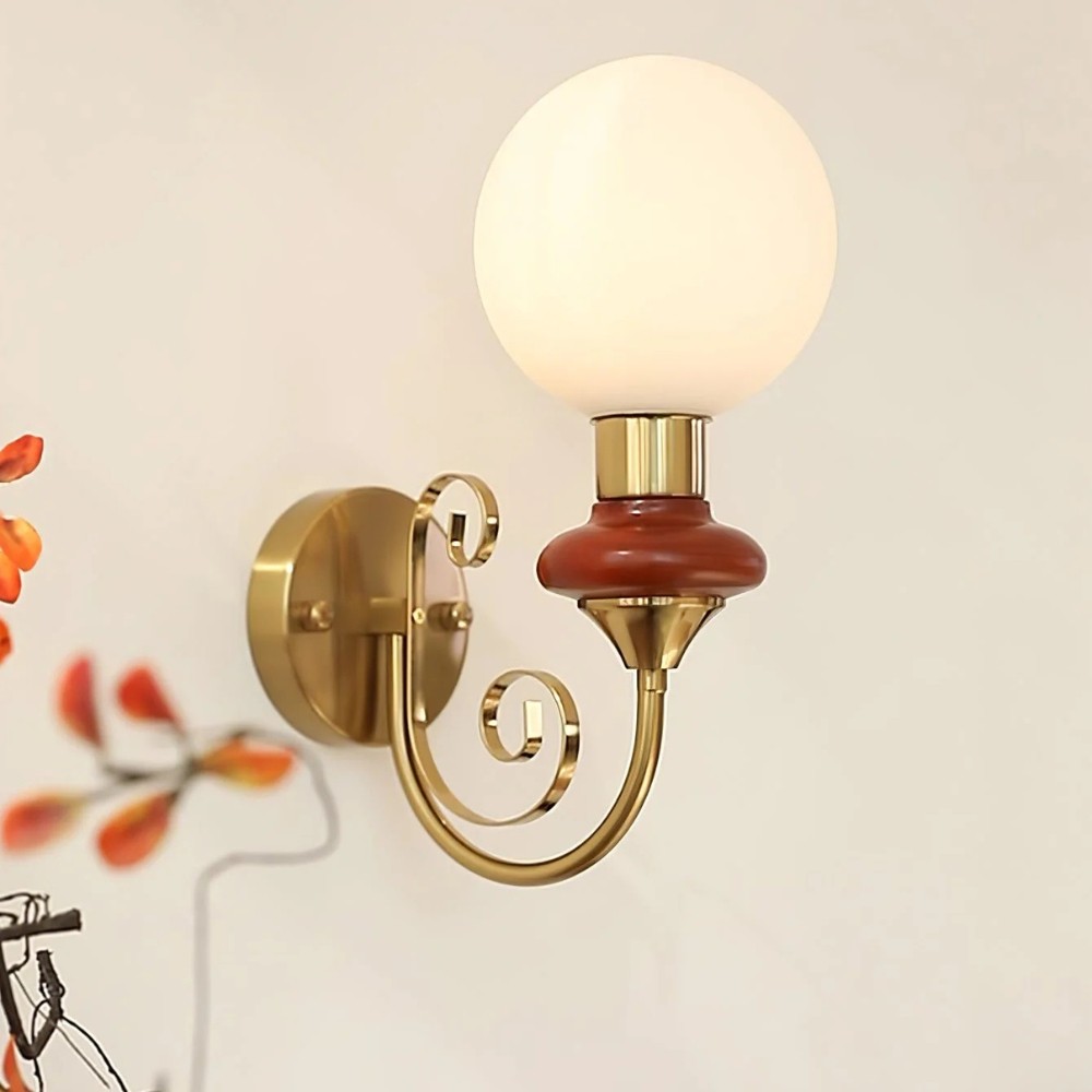 Elegant Wall Lamp with Sculptural Glow and Architectural Form S220