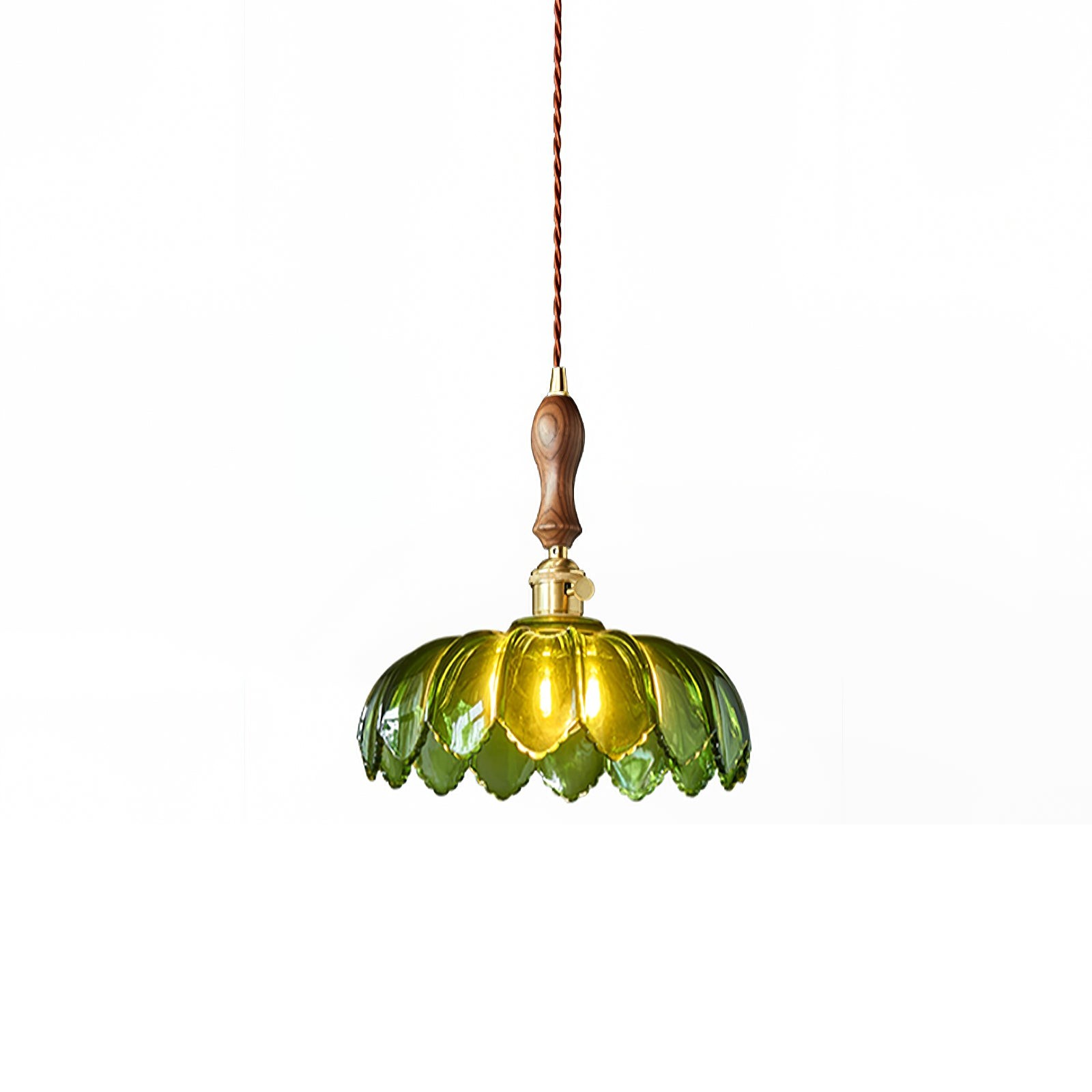 Retro Petal Green Pendant Lamp M542