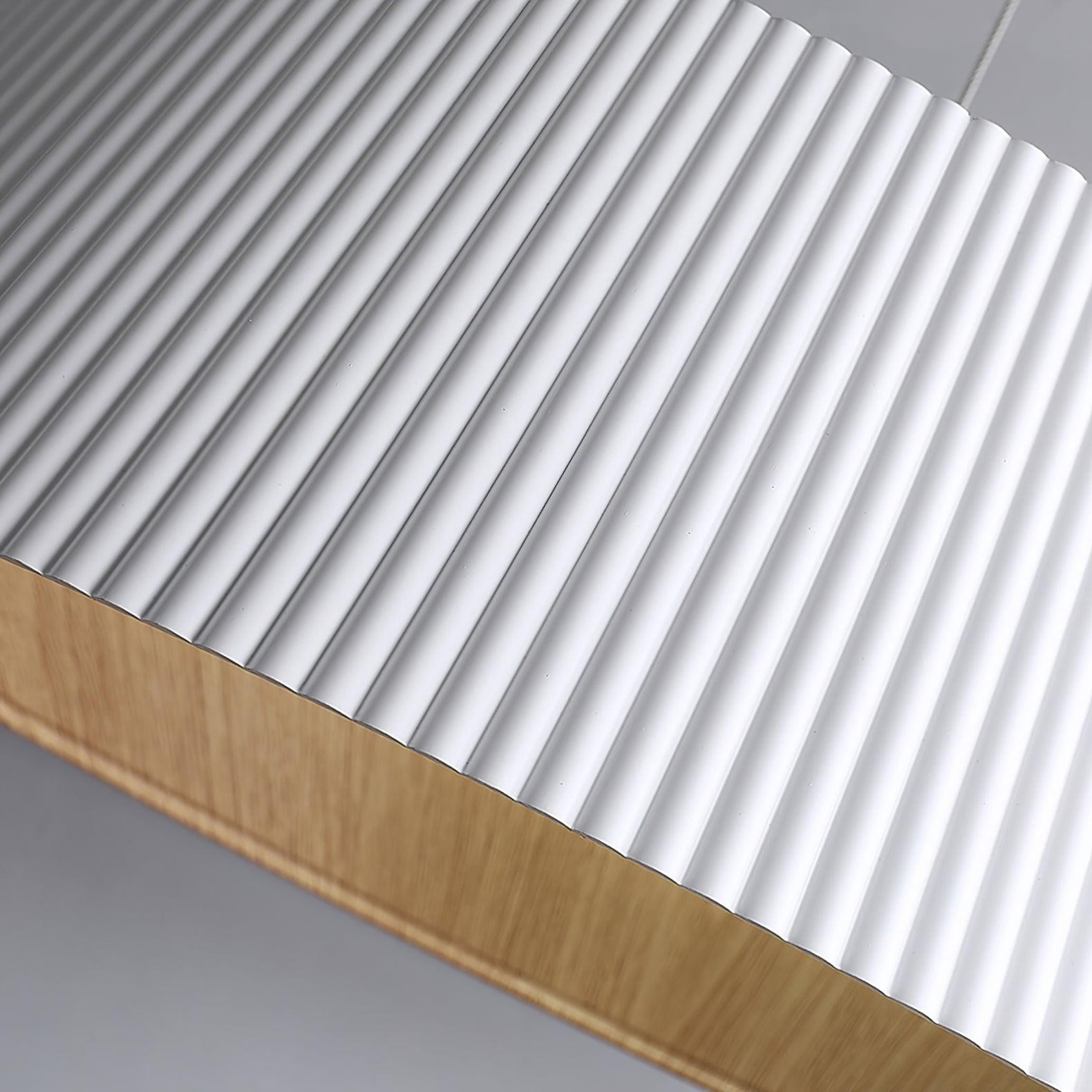 Minimalist Corrugated Lampshade Bedroom Pendant Lamp M287
